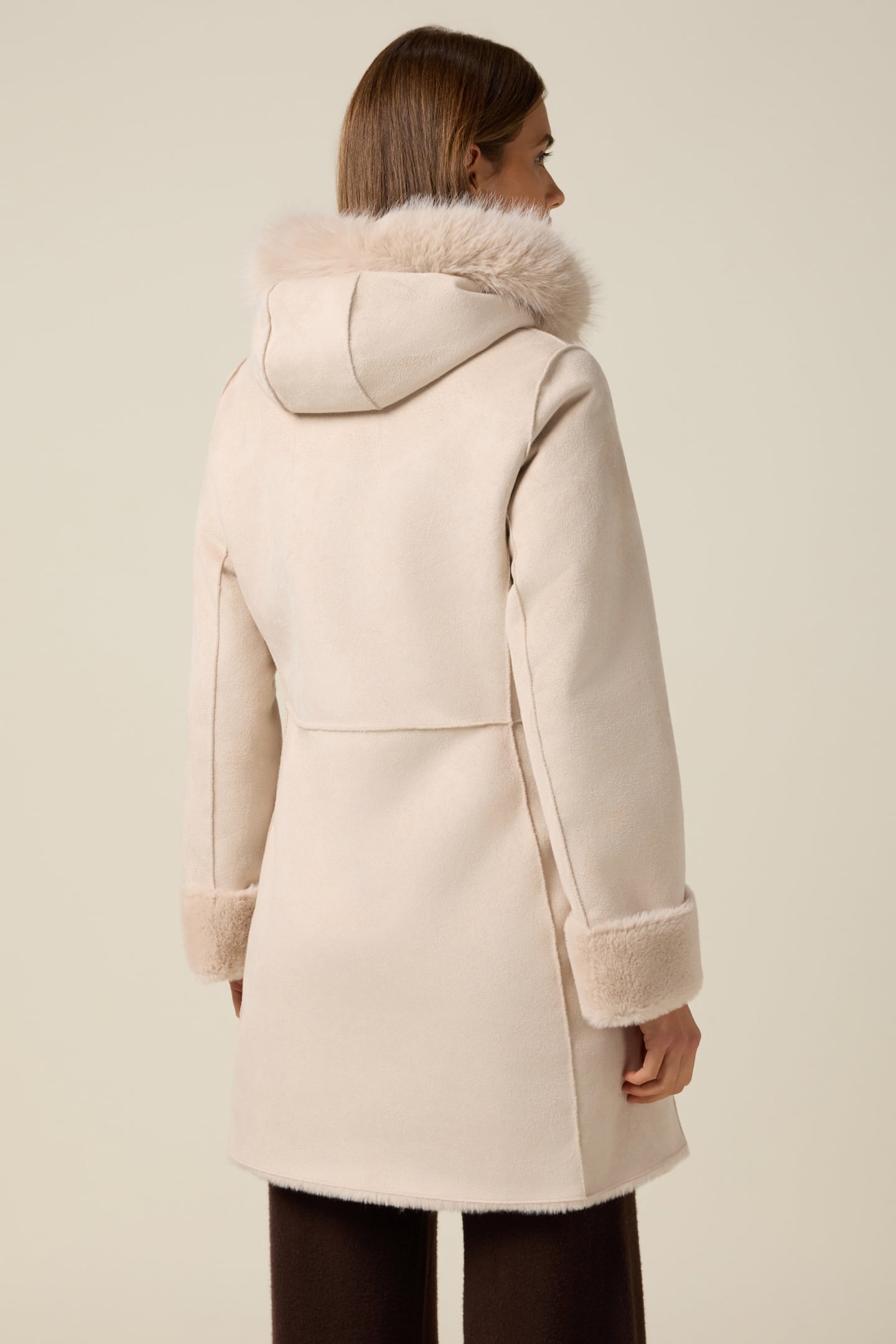 SOFT FABRIC COAT BEIGE 3