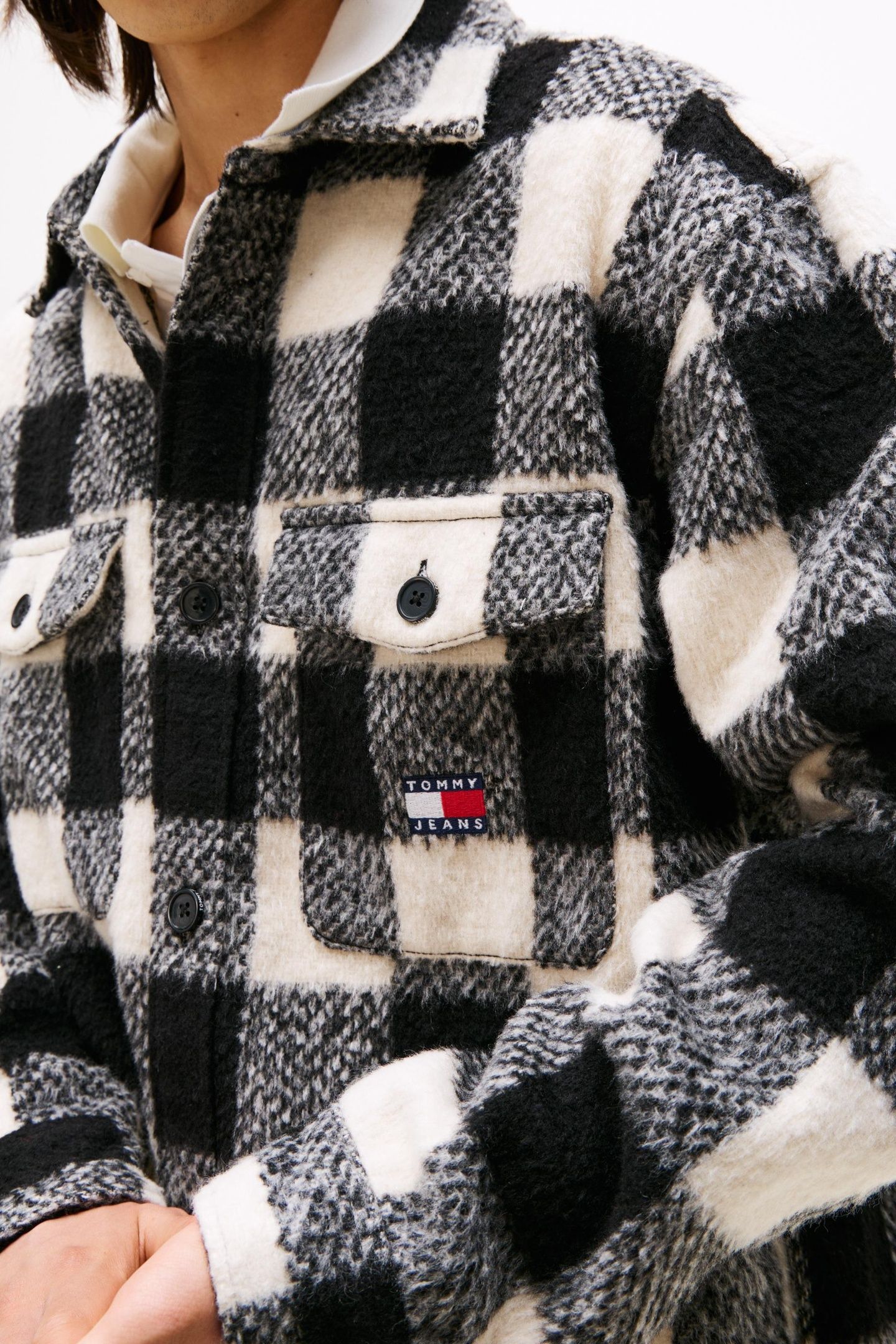 TJM CHECK OVERSHIRT BLACK/BUFFALO CHECK 5