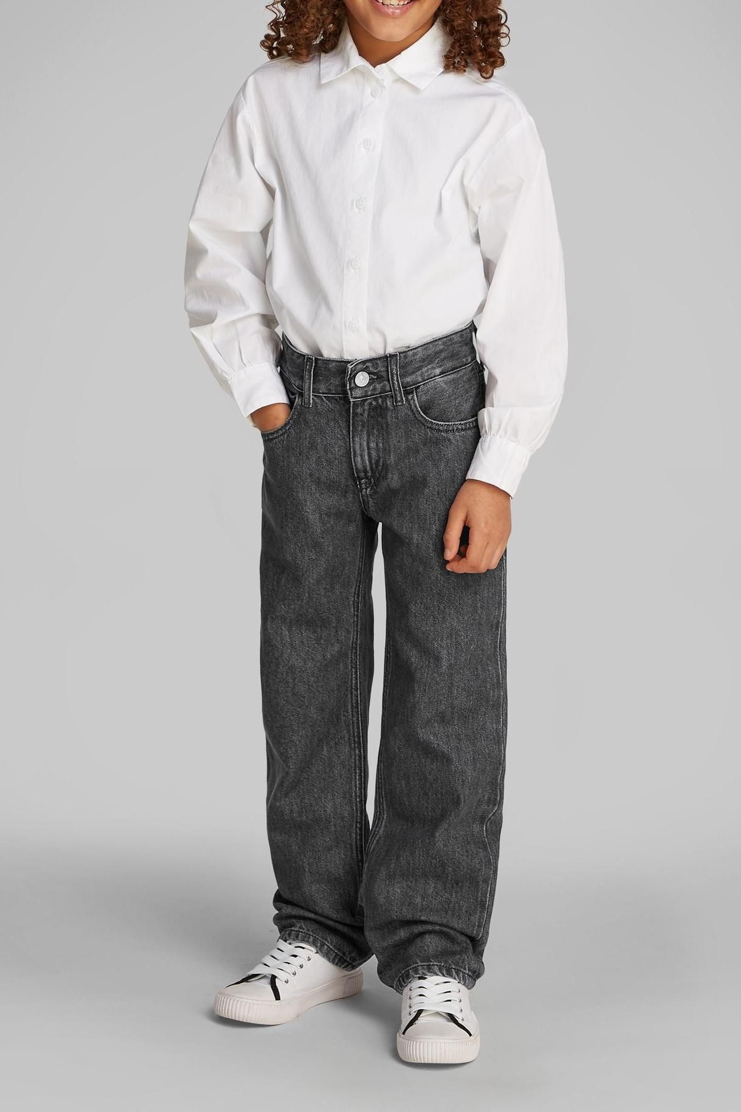 BOYS REGULAR STRAIGHT SOFT BLACK 1