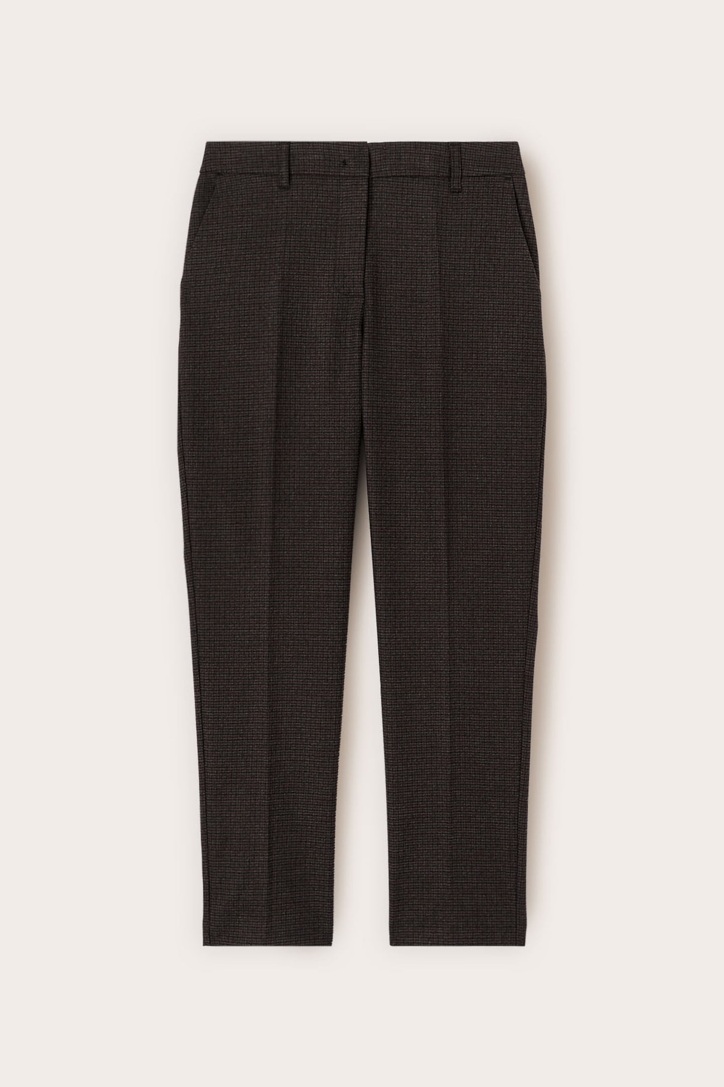 REGULAR PANTS IN YARN-DYED FABRIC GREY 4
