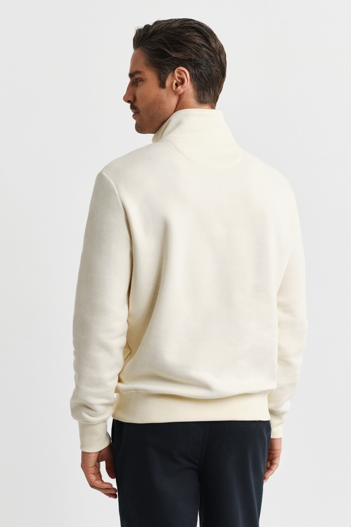 GRAPHIC HALF ZIP CREAM 2
