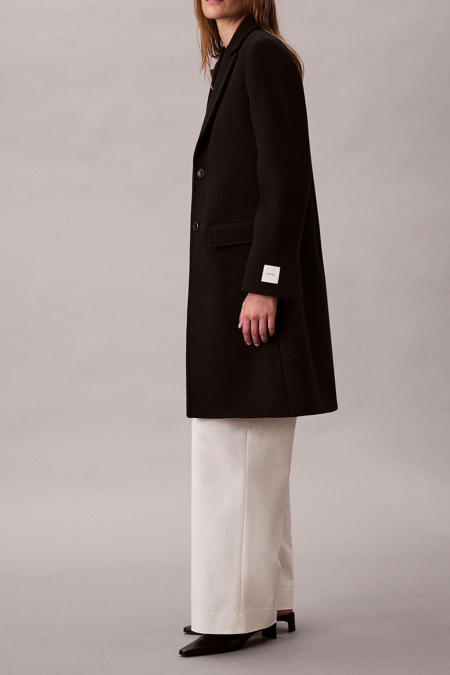 TAILORED SINGLE BREASTED COAT BLACK 3