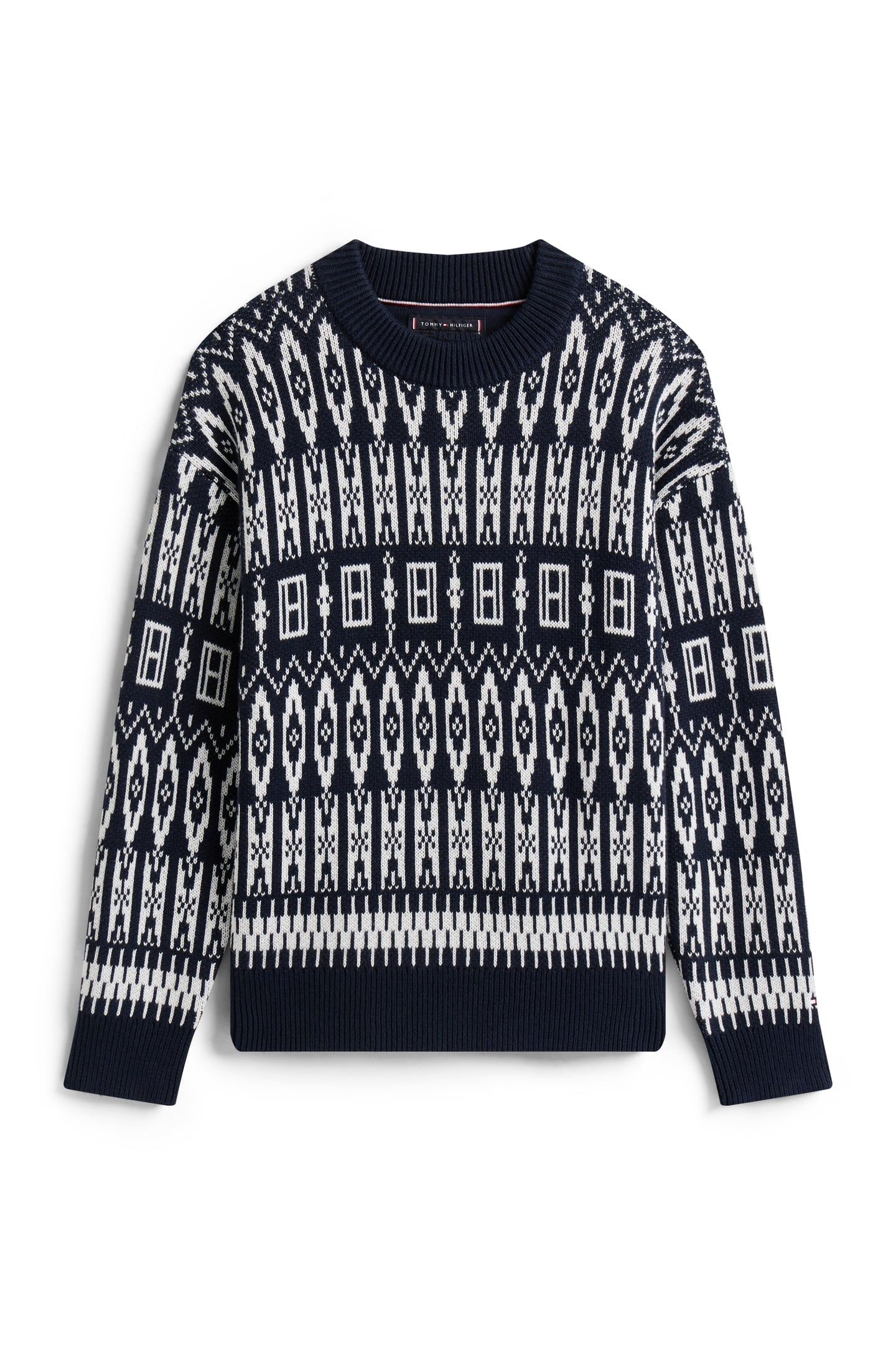 BOYS FAIRISLE C-NECK SWEATER AOP FAIRISLE 4