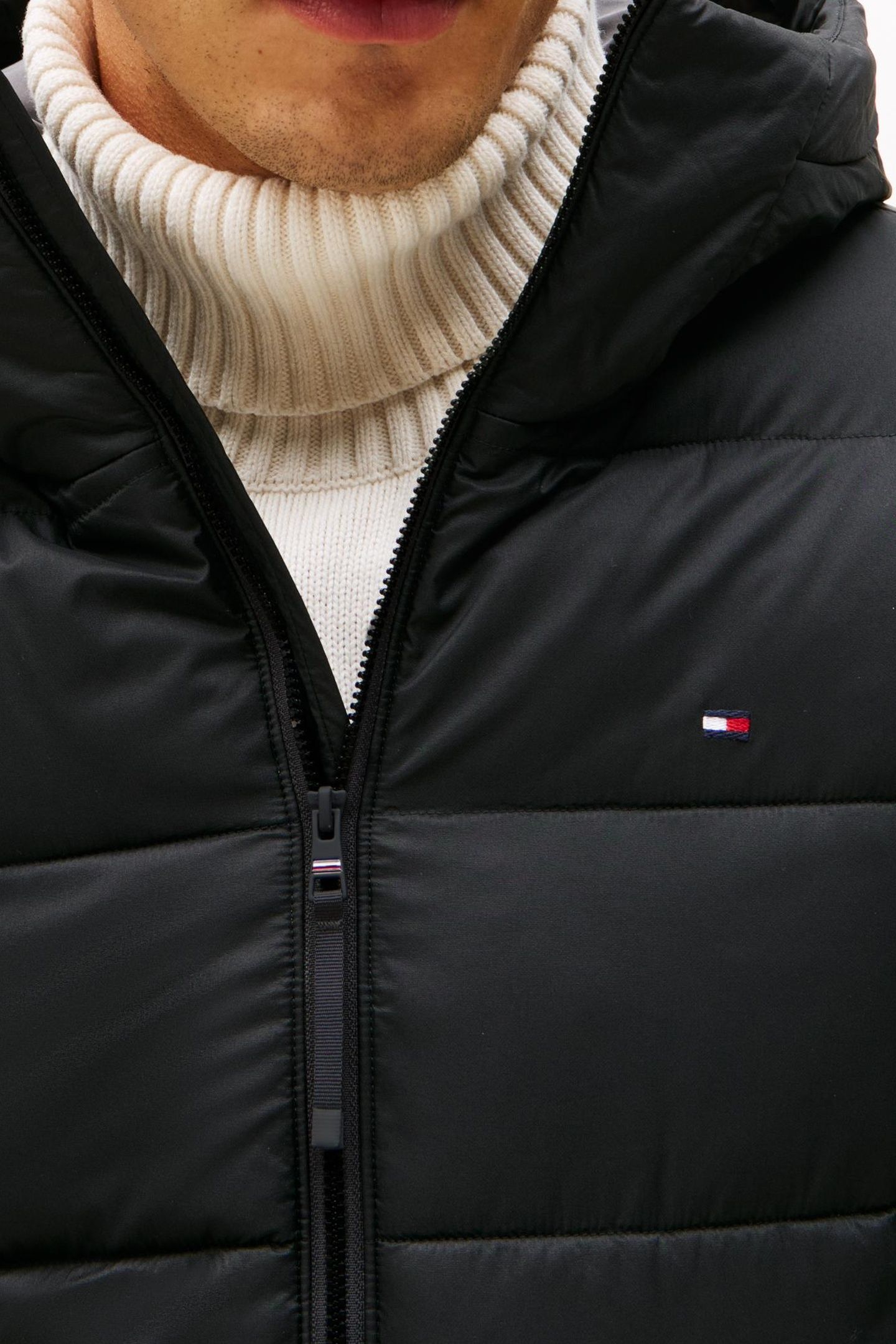 MID WEIGHT HOODED JACKET BLACK 4