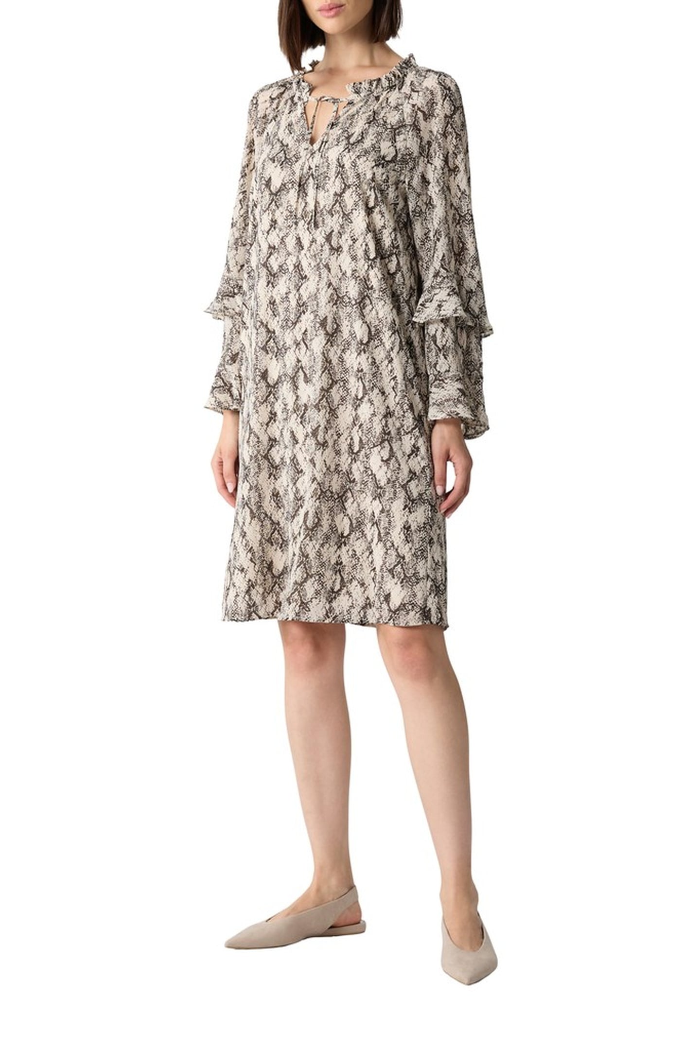 COMMA DRESSES GREY/BLACK 2