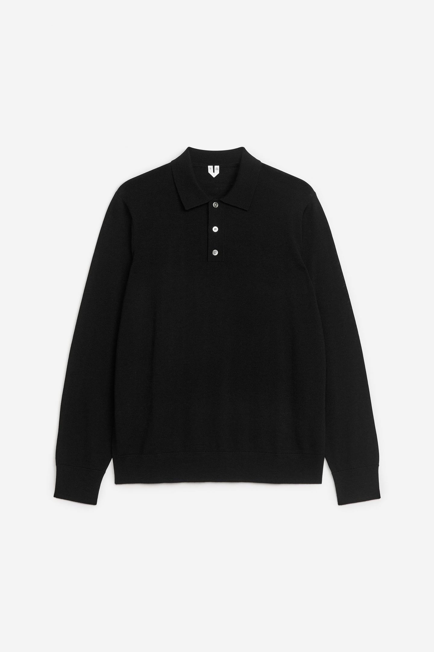 SANDER MERINO POLO BLACK 3