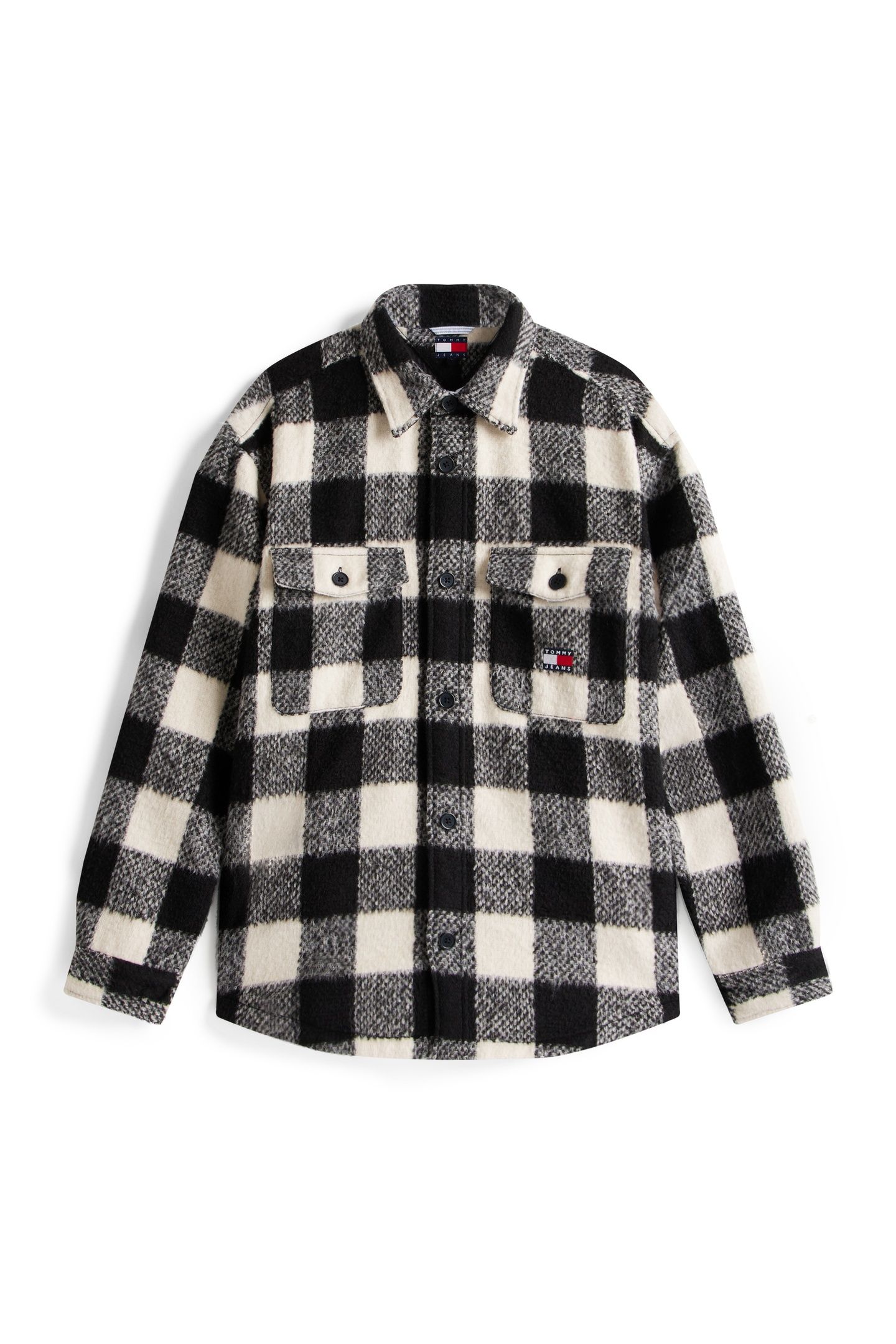 TJM CHECK OVERSHIRT BLACK/BUFFALO CHECK 4