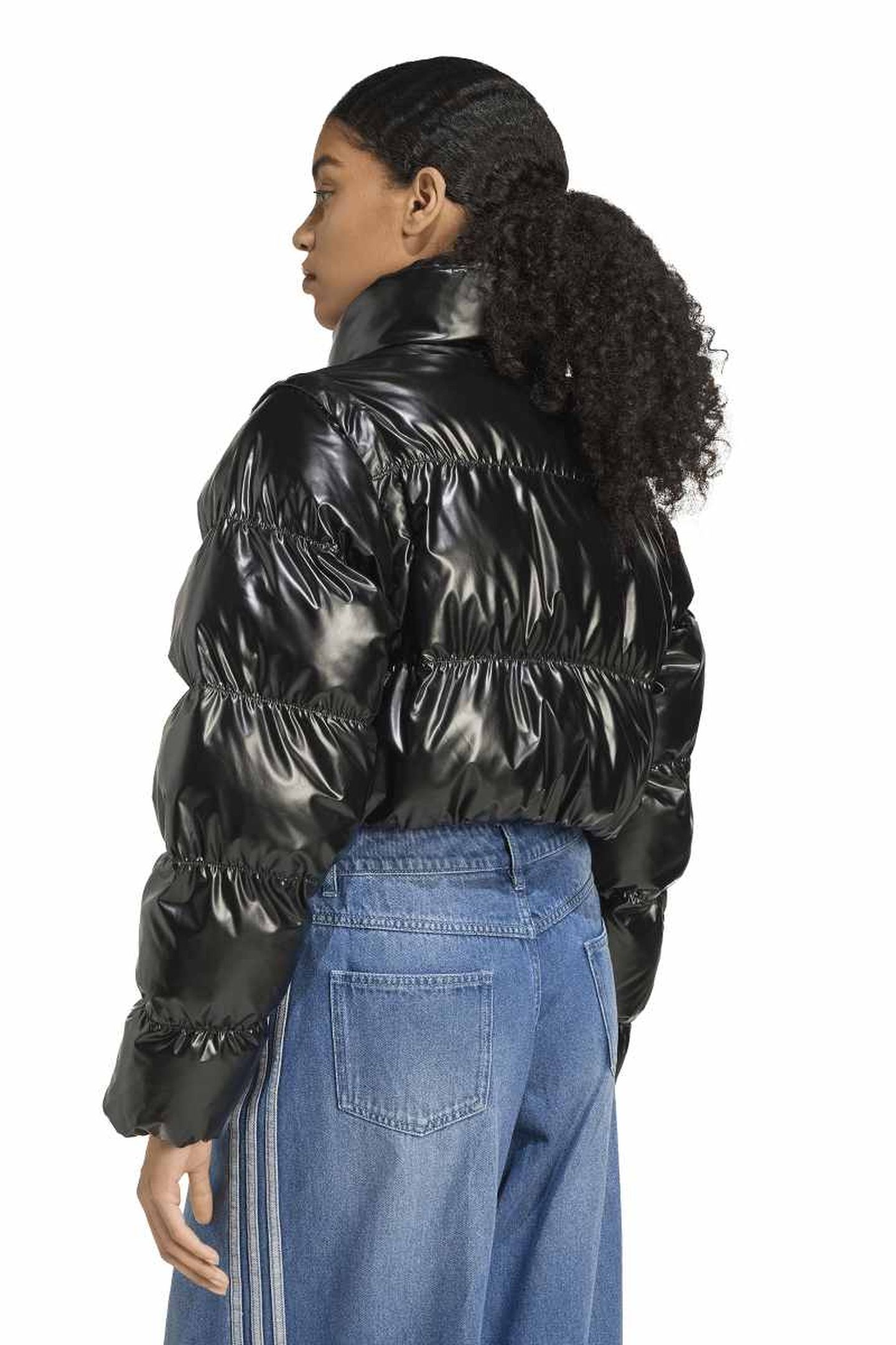 ESSENTIAL GLOSSY PUFFER BLACK 4