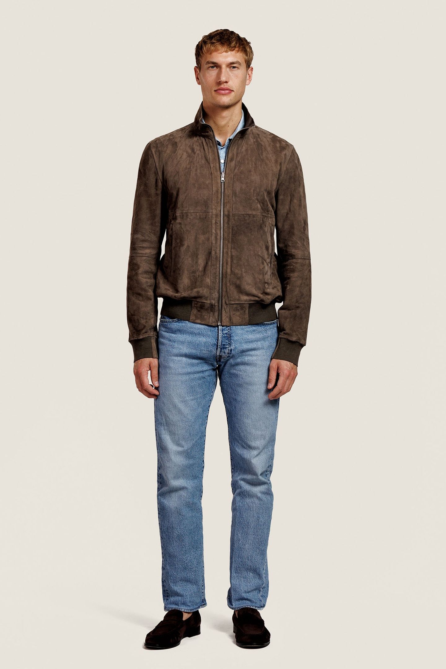 TIAGO SUEDE JACKET GRAPHITE 4