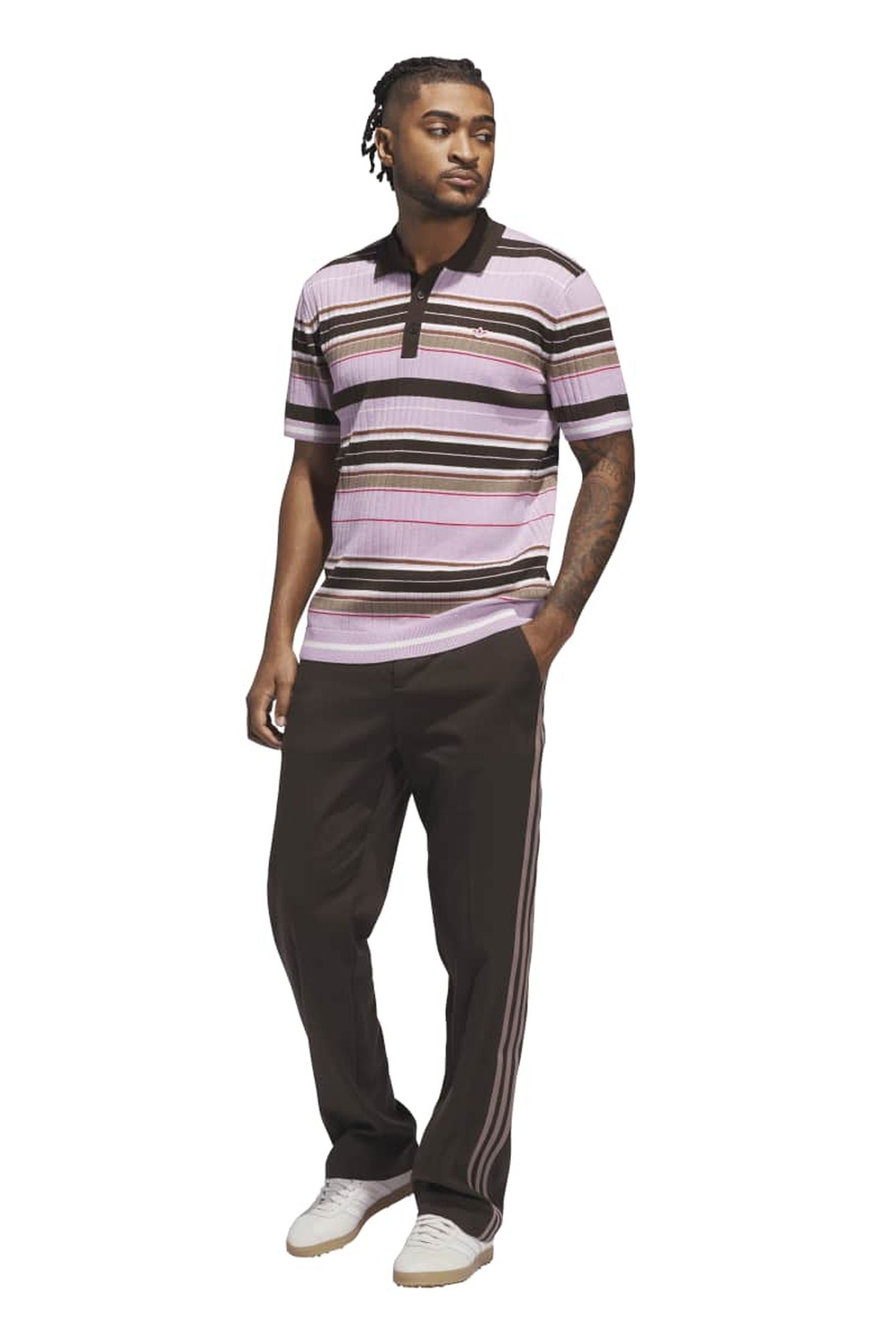 UNISEX MR STRIPE POLO BLISS LILAC 3
