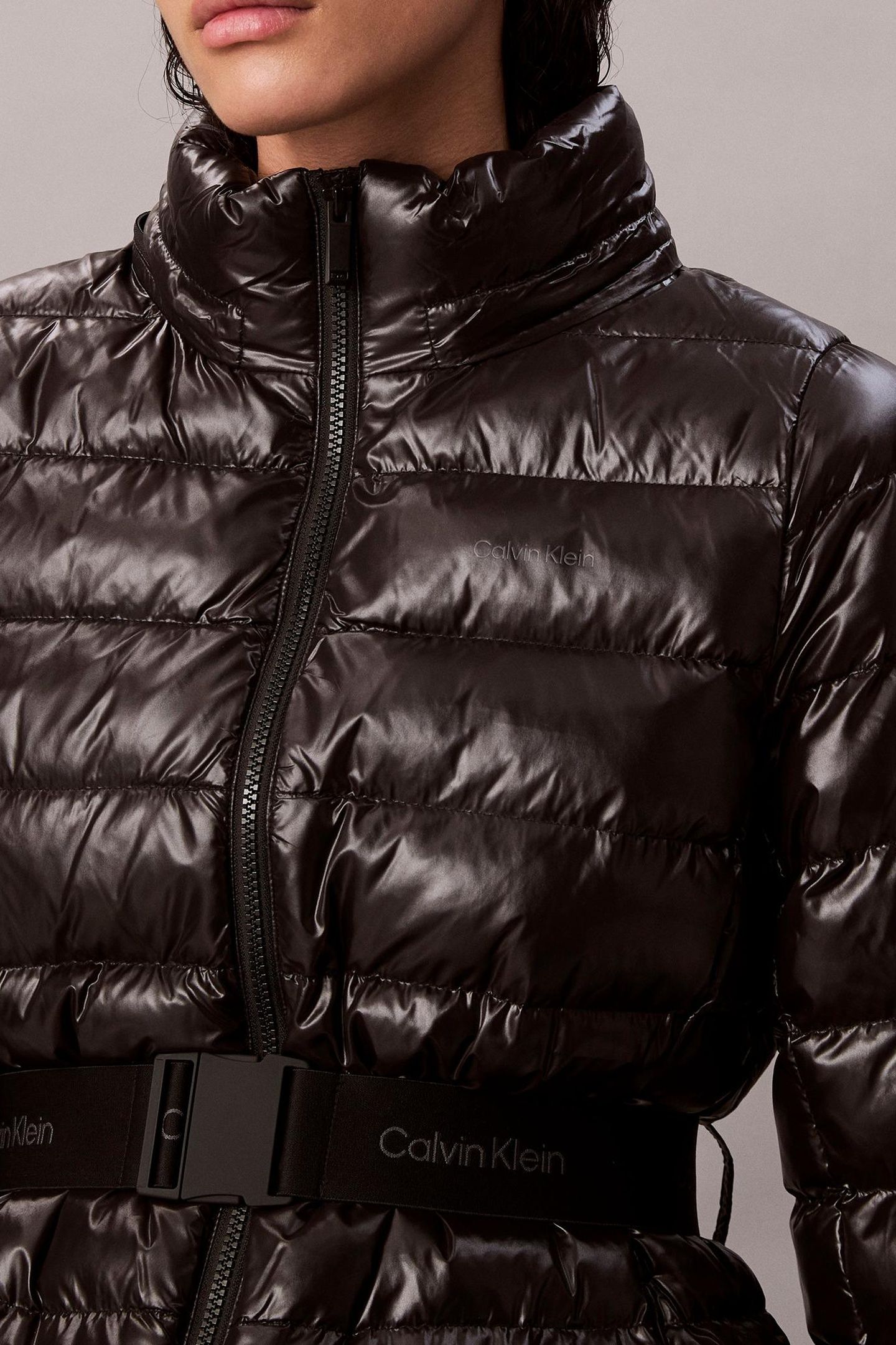 BELTED LIGHTWEIGHT PUFFER BLACK 6