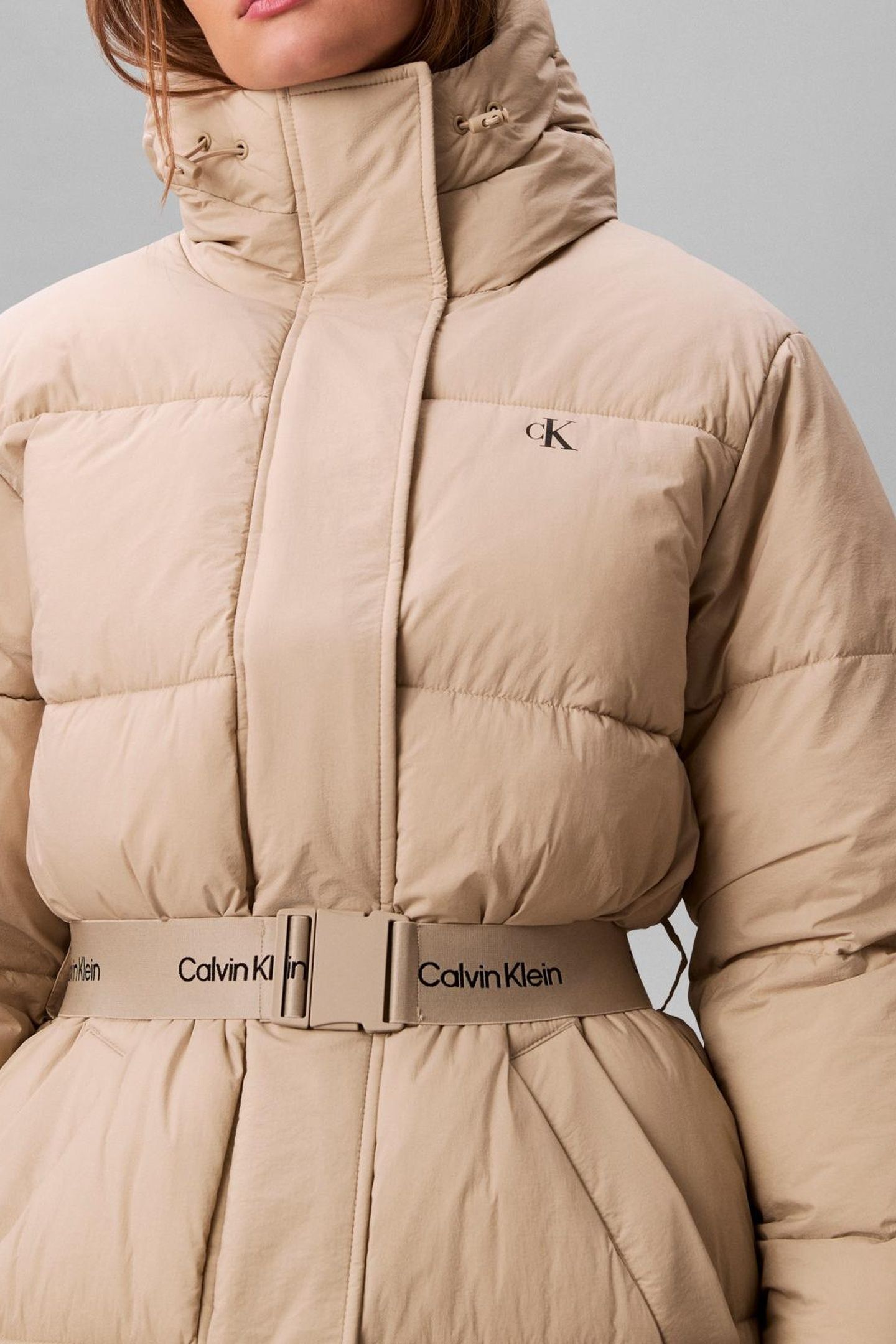 BELTED MIDWEIGHT COAT ISLAND FOSSIL 6