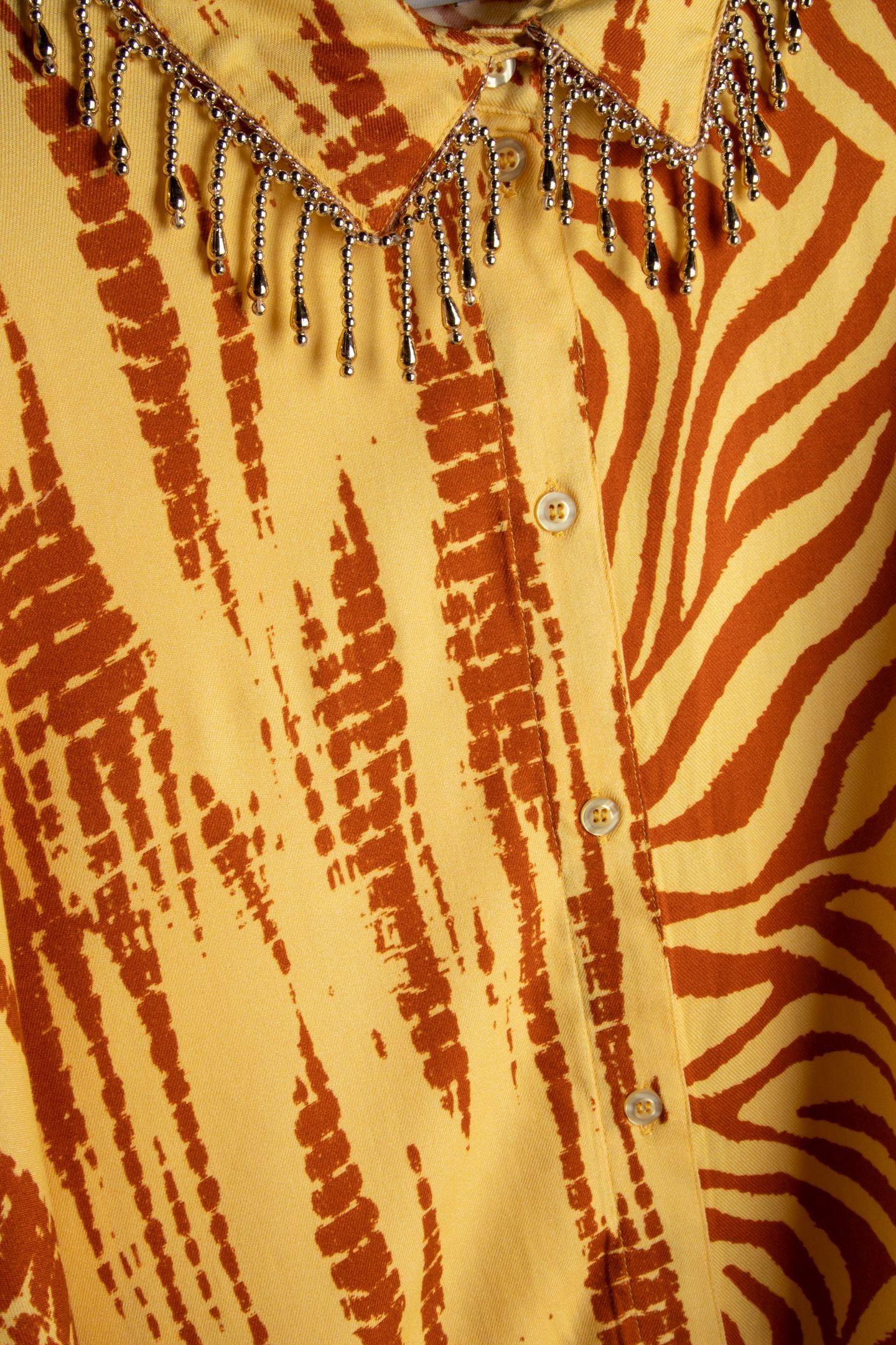 ESCONDIDA SUNSET TOP ORANGE ZEBRA PRINT 6
