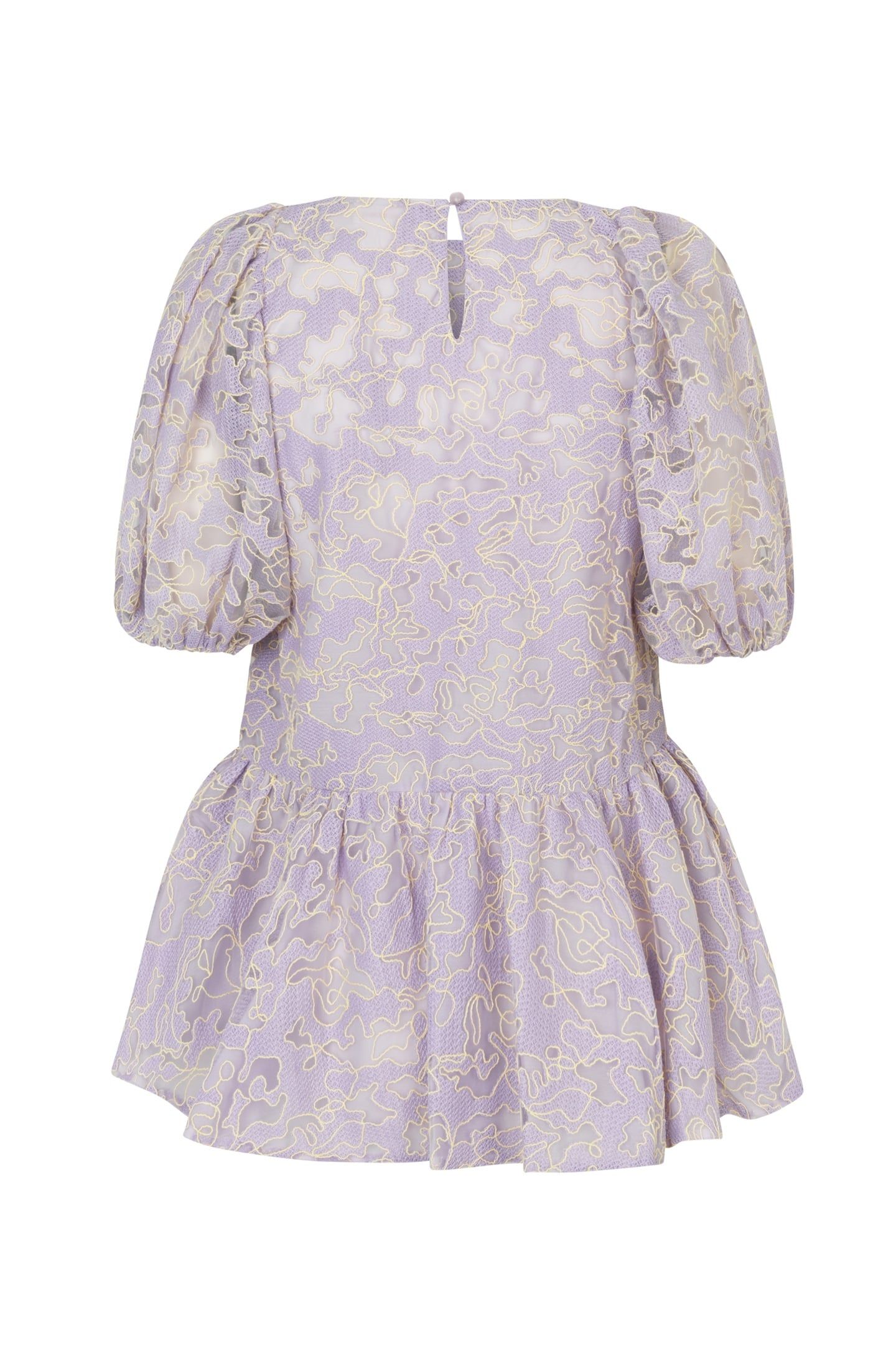 LIW ORGANZA EMBROIDERY EMBROIDED WALLPAPER LILAC 4