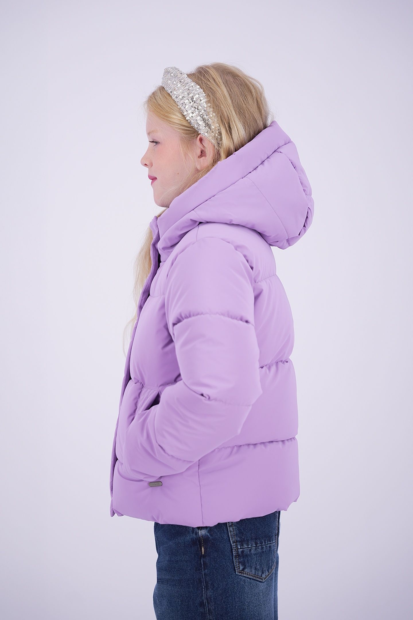 GIRLS TIBANA JACKET OUTDOOR LILAC 3
