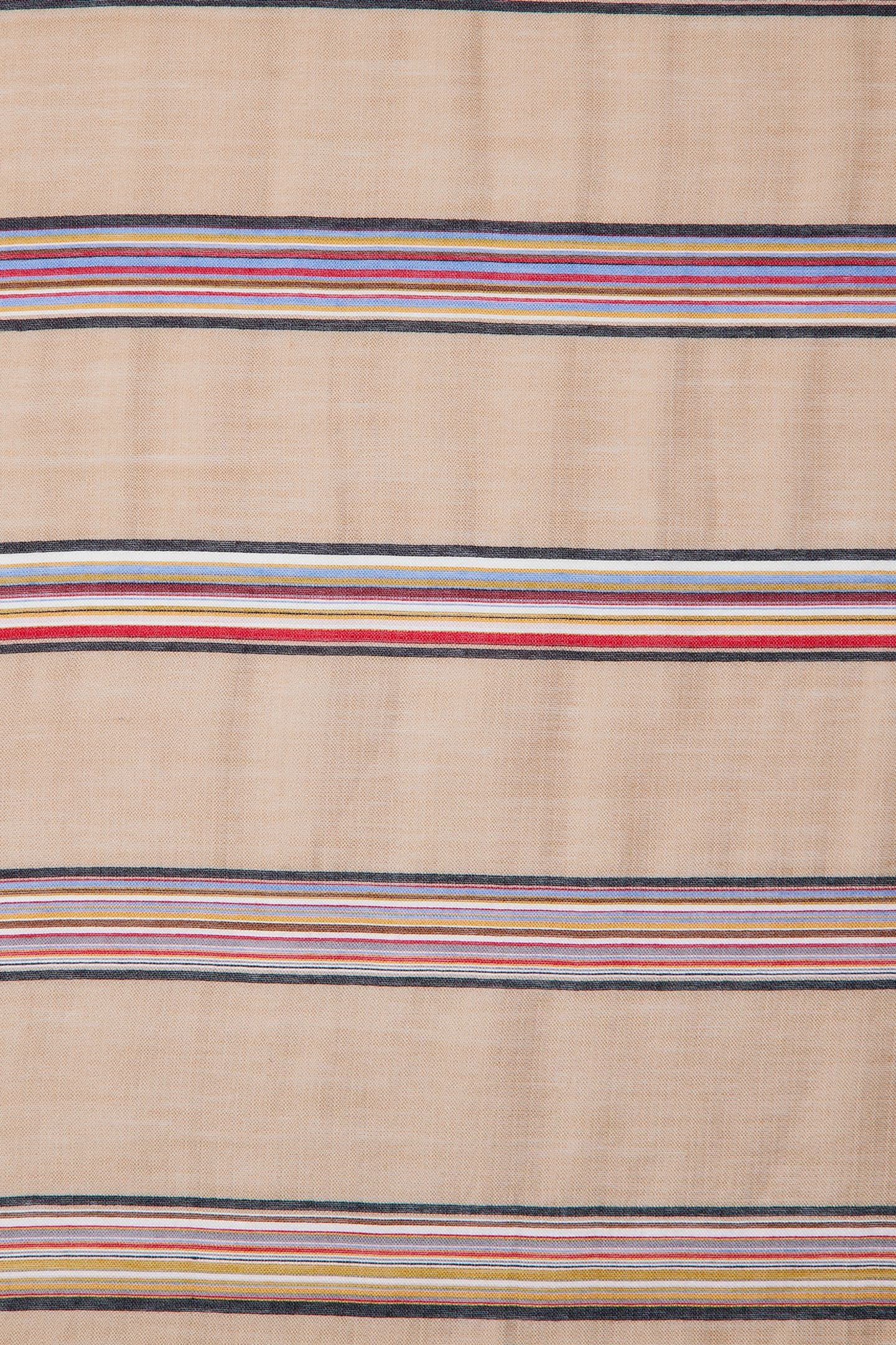 WOMEN SCARF SIGNT STRIPE SAND 8