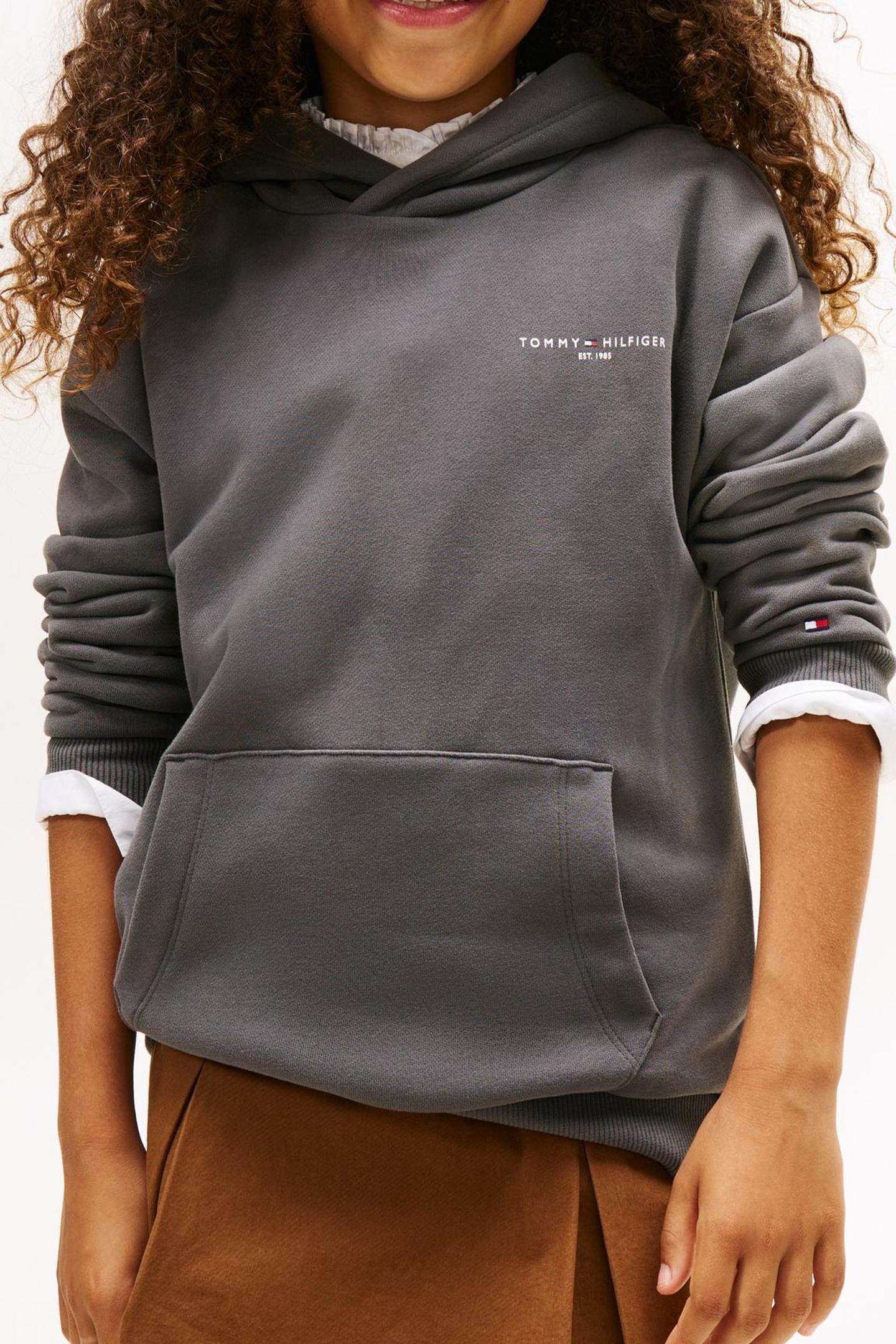 UNISEX MINI CORP HOODIE WASHED BLACK 4