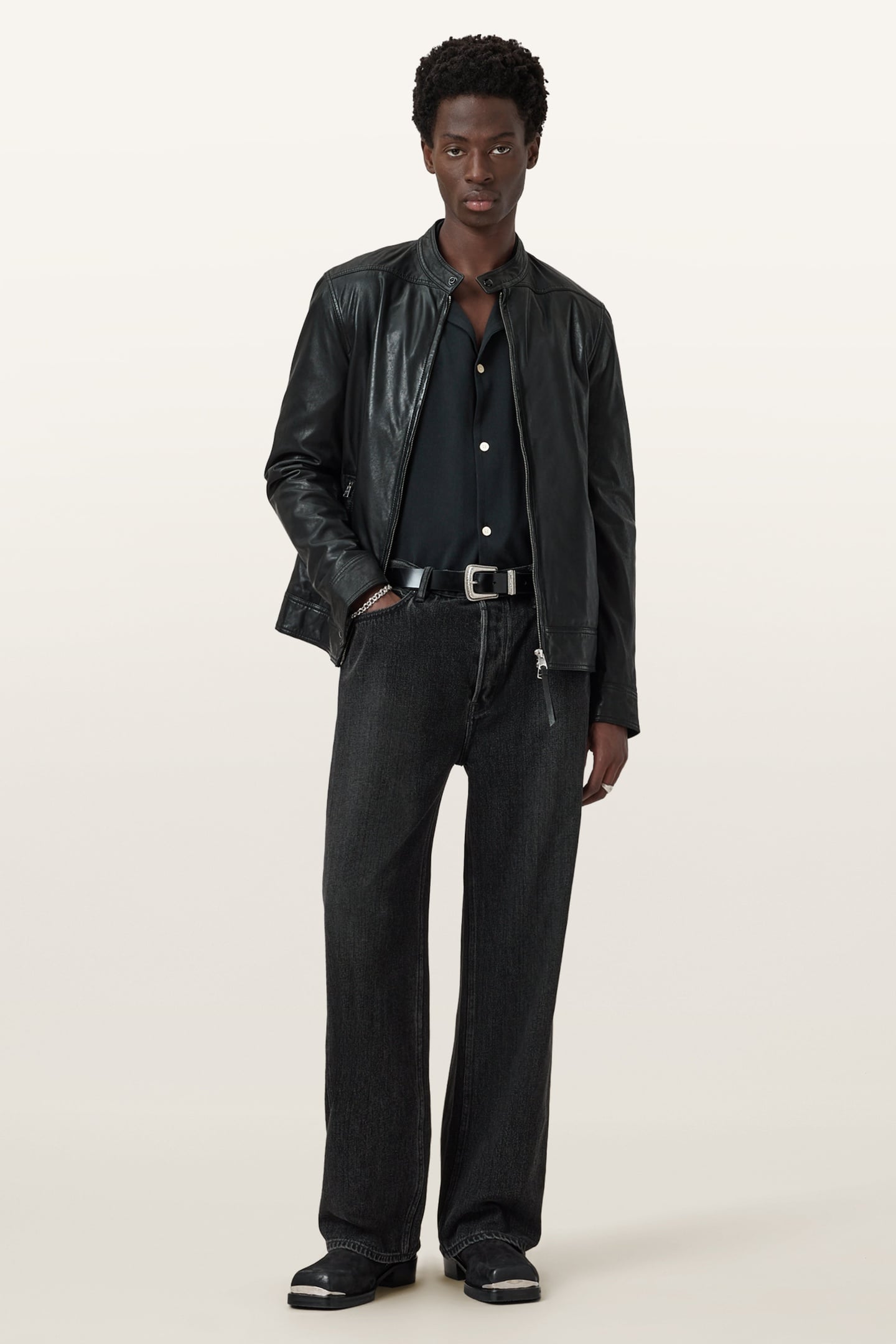 RIALTO SS SHIRT BLAINN BLACK 5