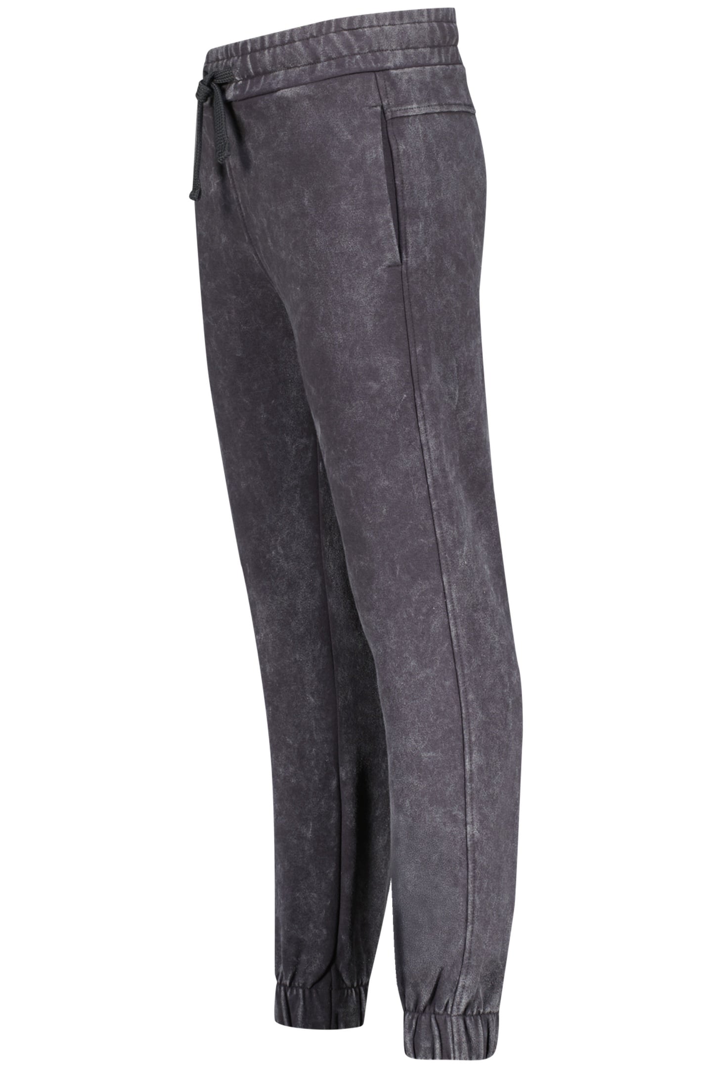 BOYS SOID PANTS GREY BLACK 1