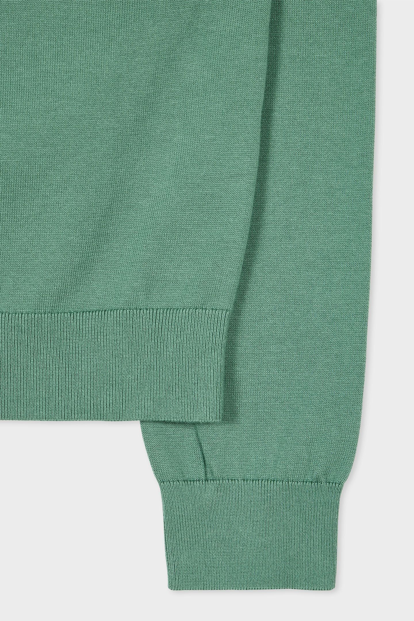 MENS SWEATER CREW NECK ZEB BAD PEA GREEN 5