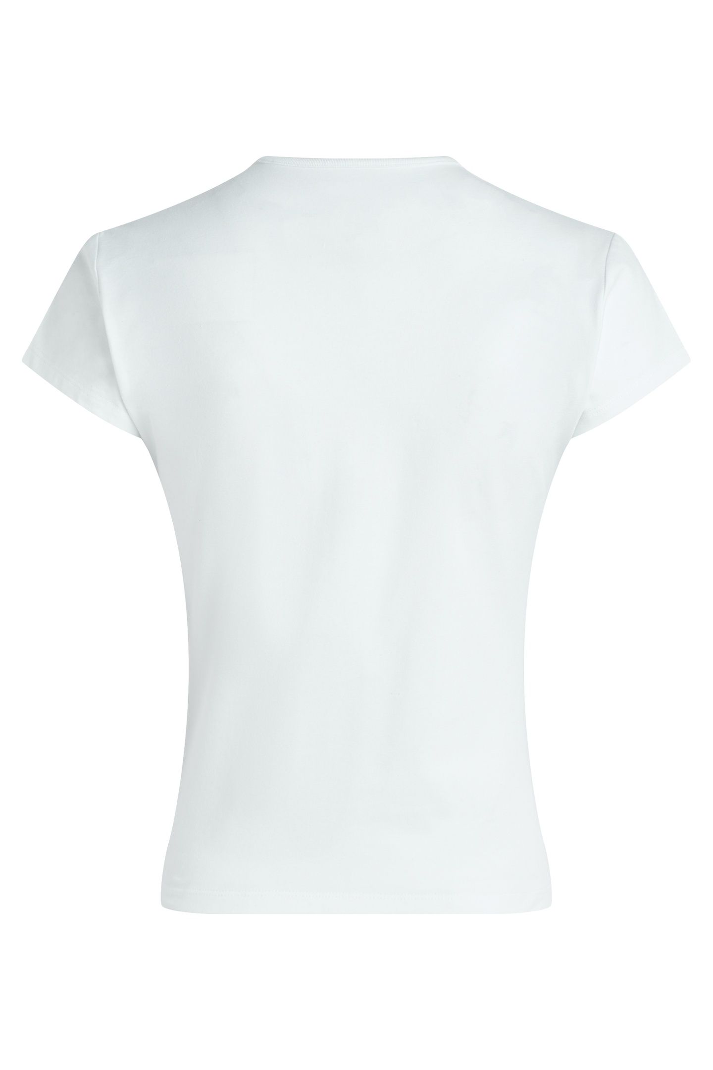 SS SLIM SCRIPT TEE BRILLIANT WHITE 5