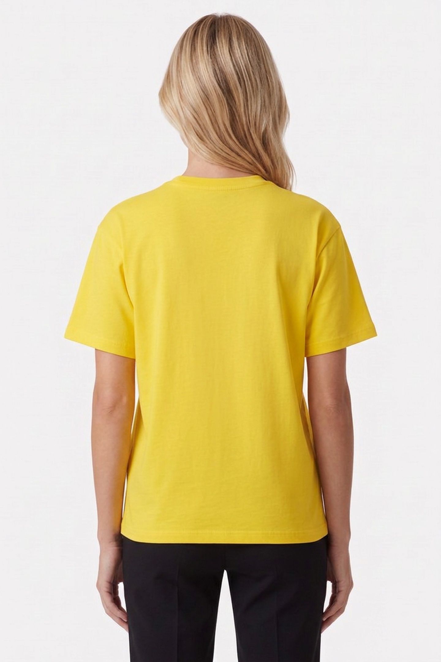 ORGANIC JERSEY T-SHIRT MULTICOLOR LOGO YELLOW 2