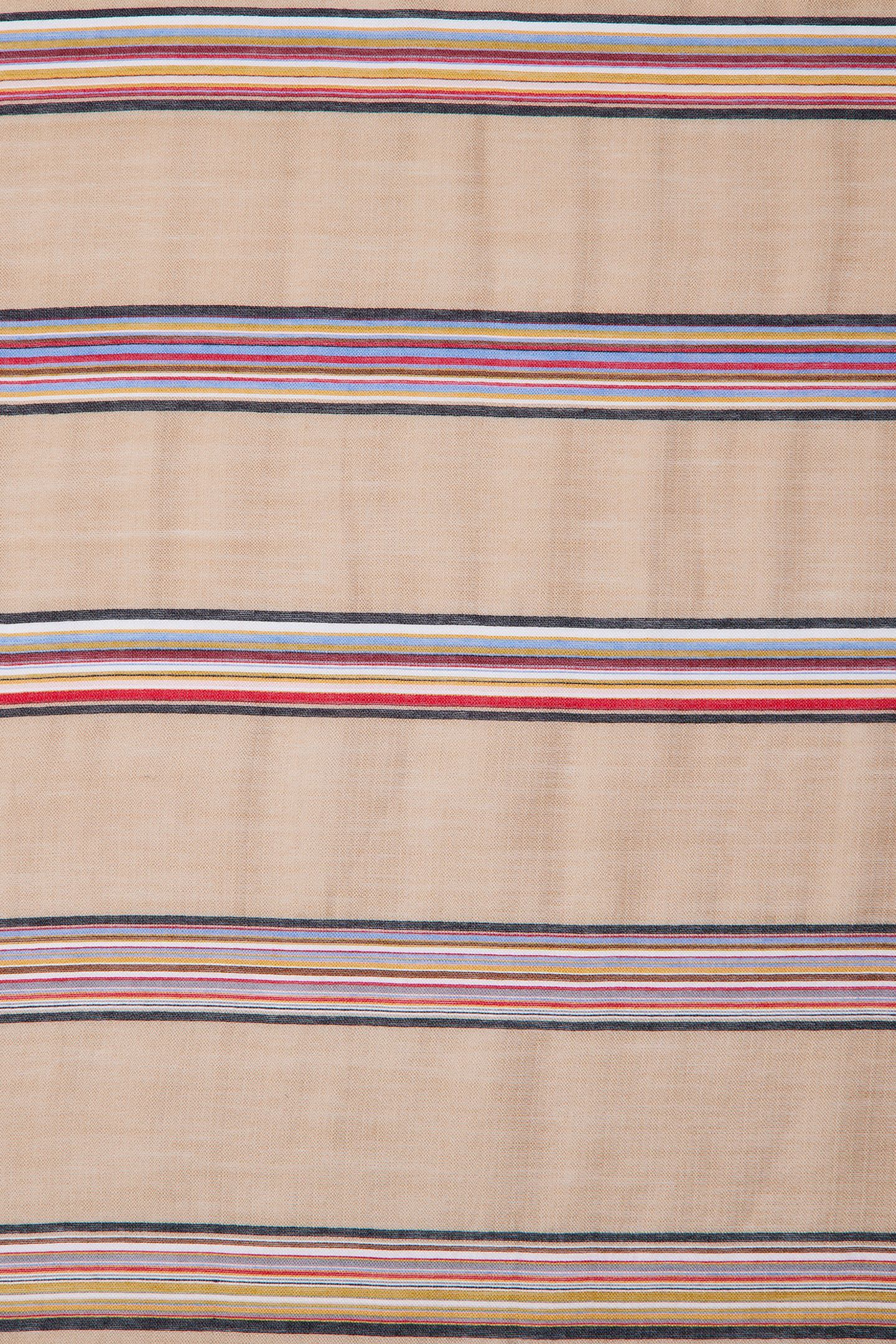 WOMEN SCARF SIGNT STRIPE SAND 6