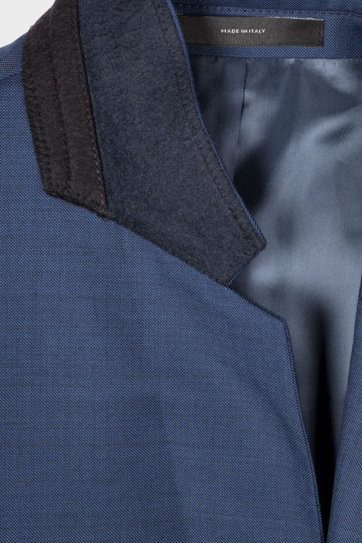 MENS SLIM FIT 2BTN SUIT INKY BLUE 8
