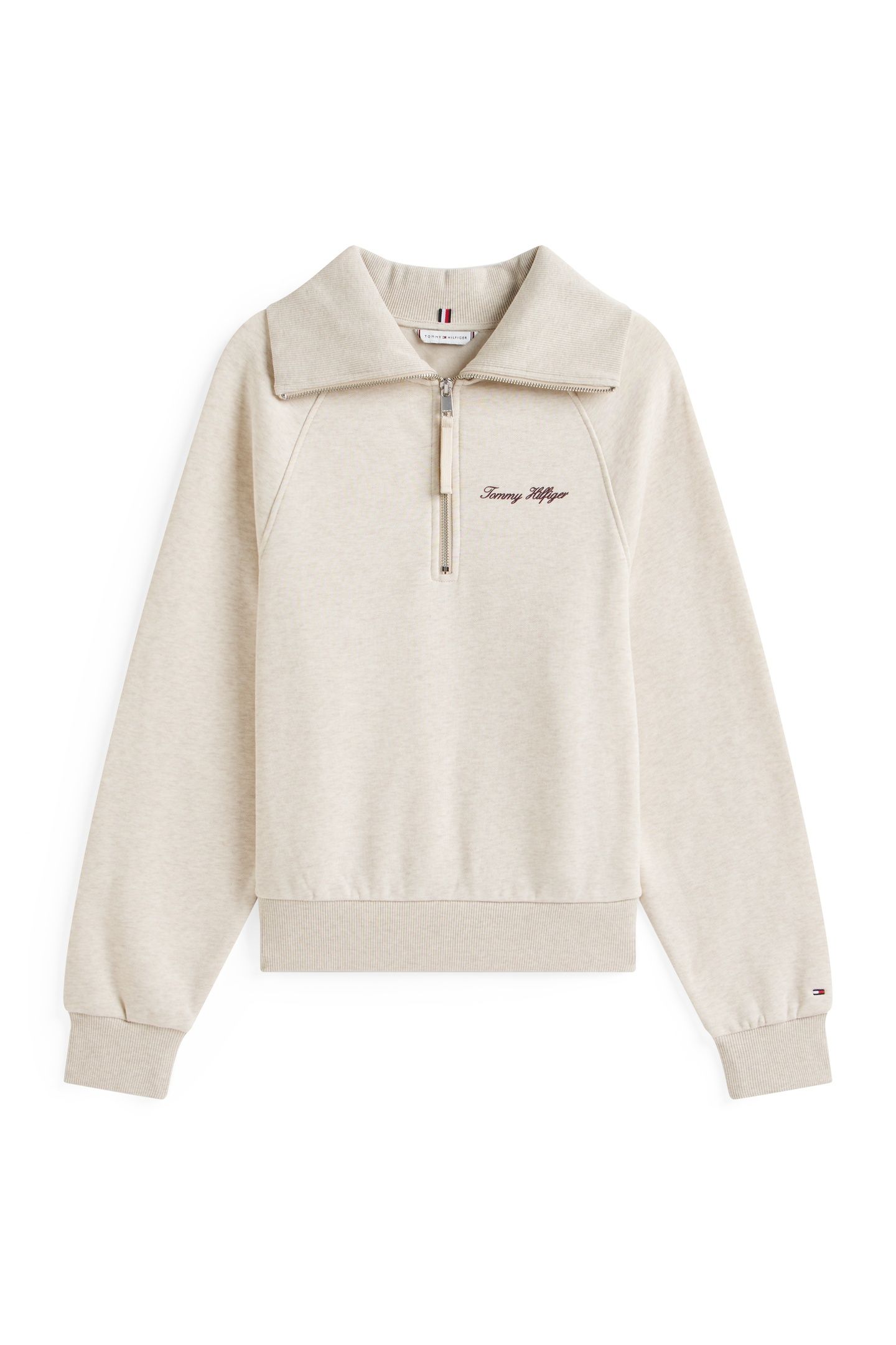 CLASSIC SCRIPT FLEECE HEATHER OATMILK 4