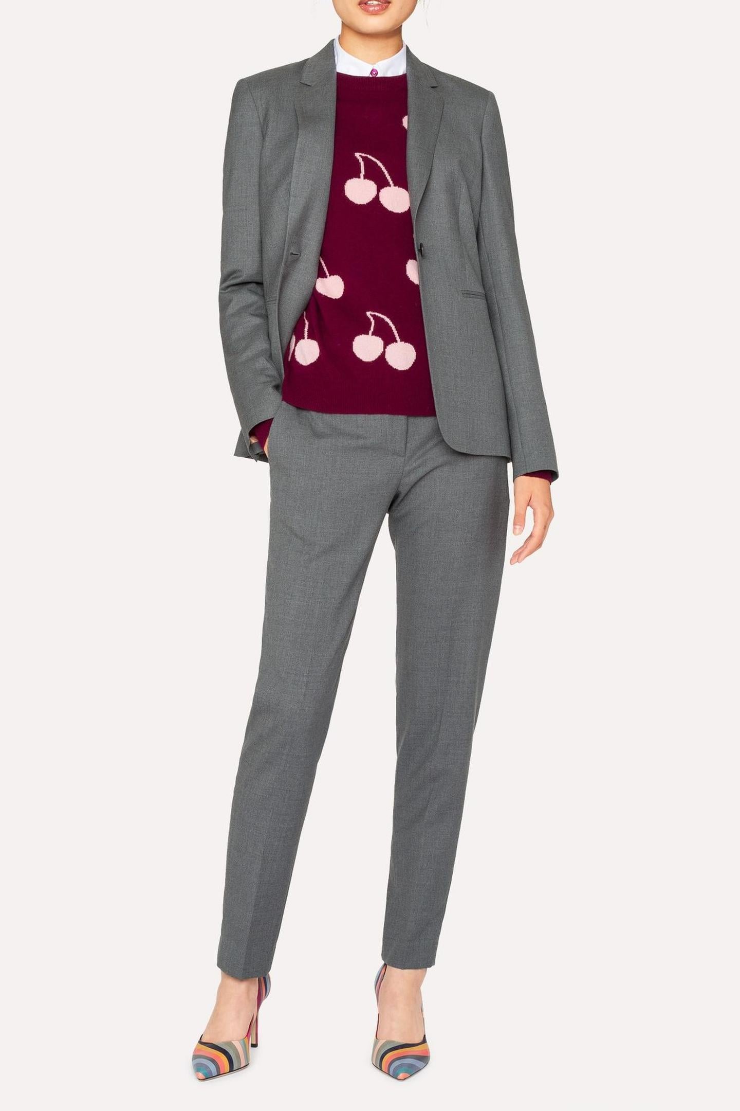 WOMENS TROUSERS GREY MELANGE 2