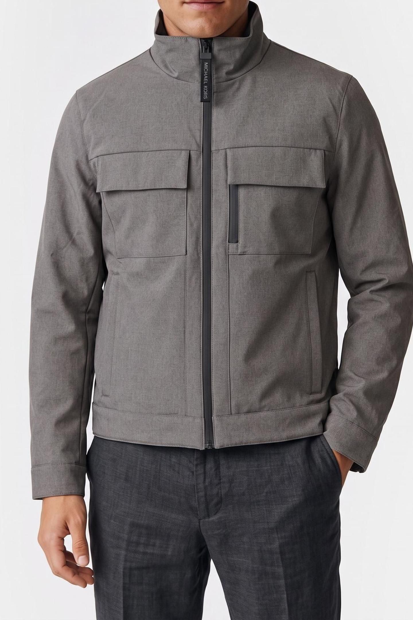 SOFTSHELL JACKET HEATHER GREY 1