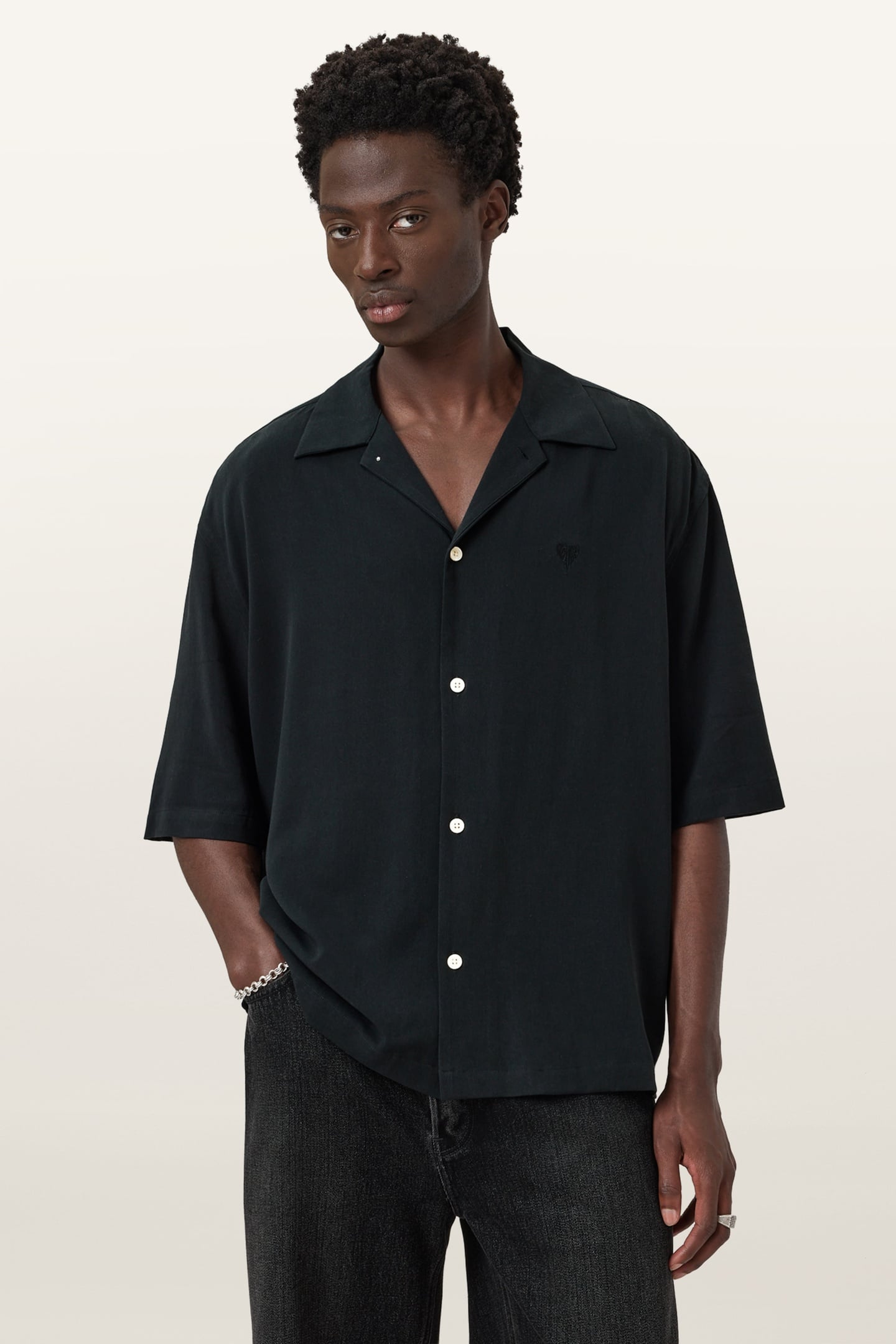 RIALTO SS SHIRT BLAINN BLACK 2