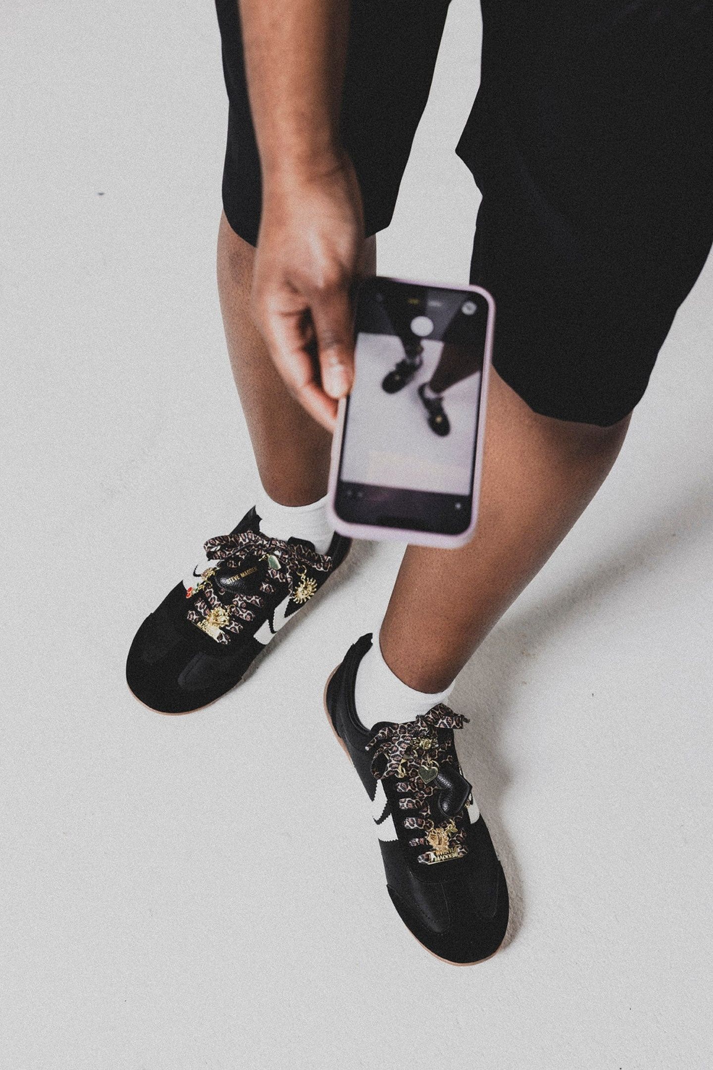 BASSETT SNEAKERS BLACK/WHITE 7