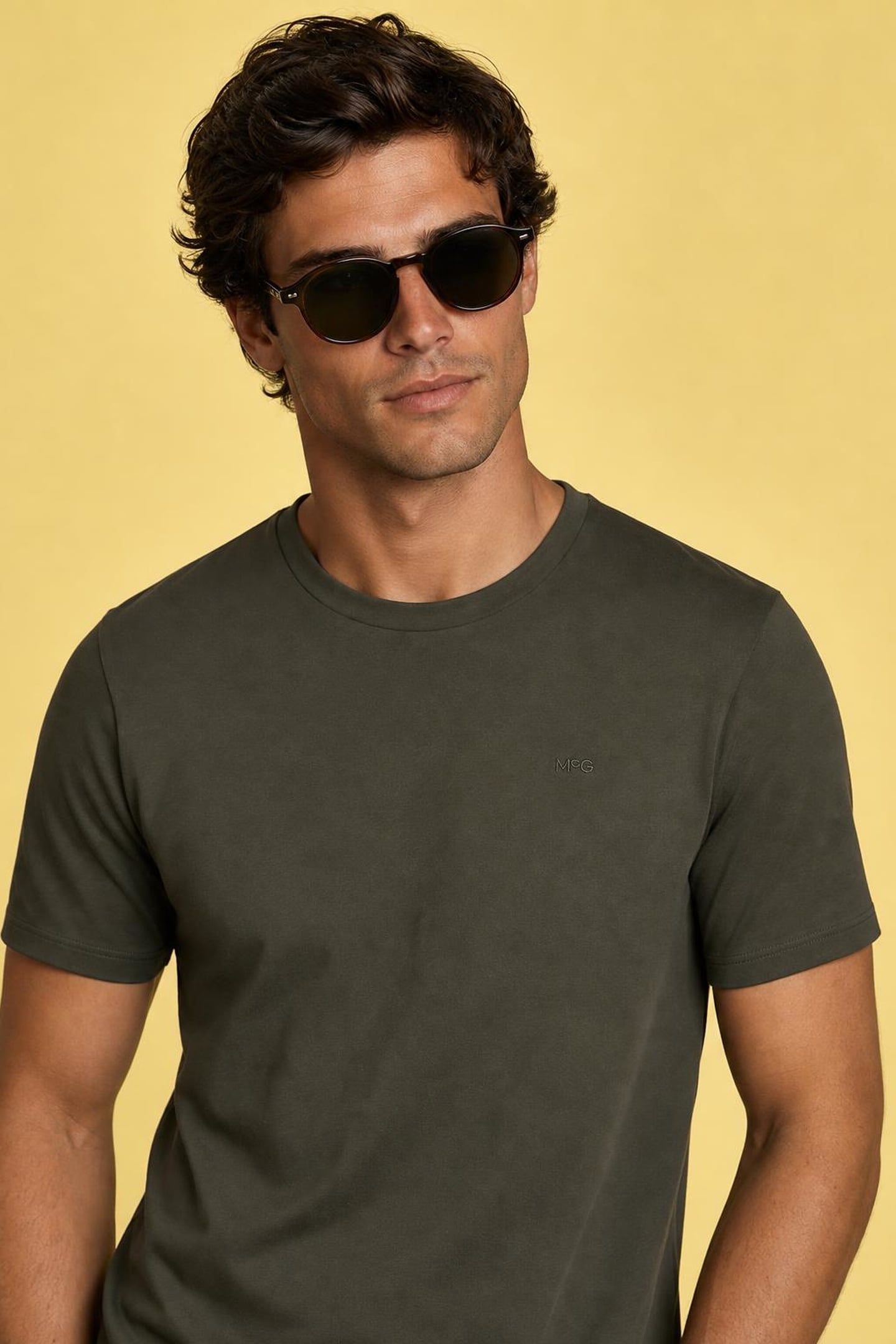 INTERLOCK T-SHIRT DARK OLIVE 5
