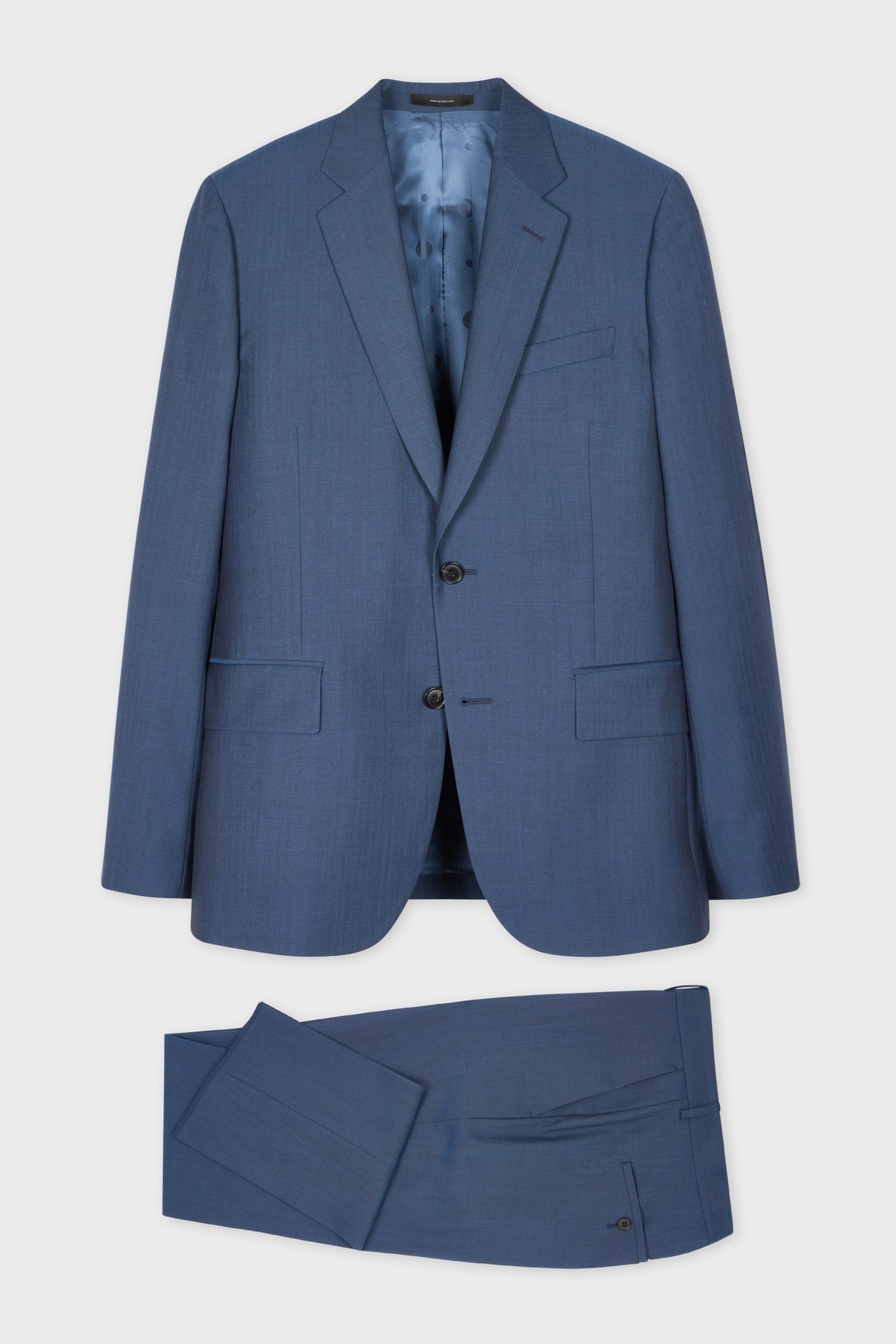MENS TAILORED FIT 2 BUTTON SUIT NAVY 1