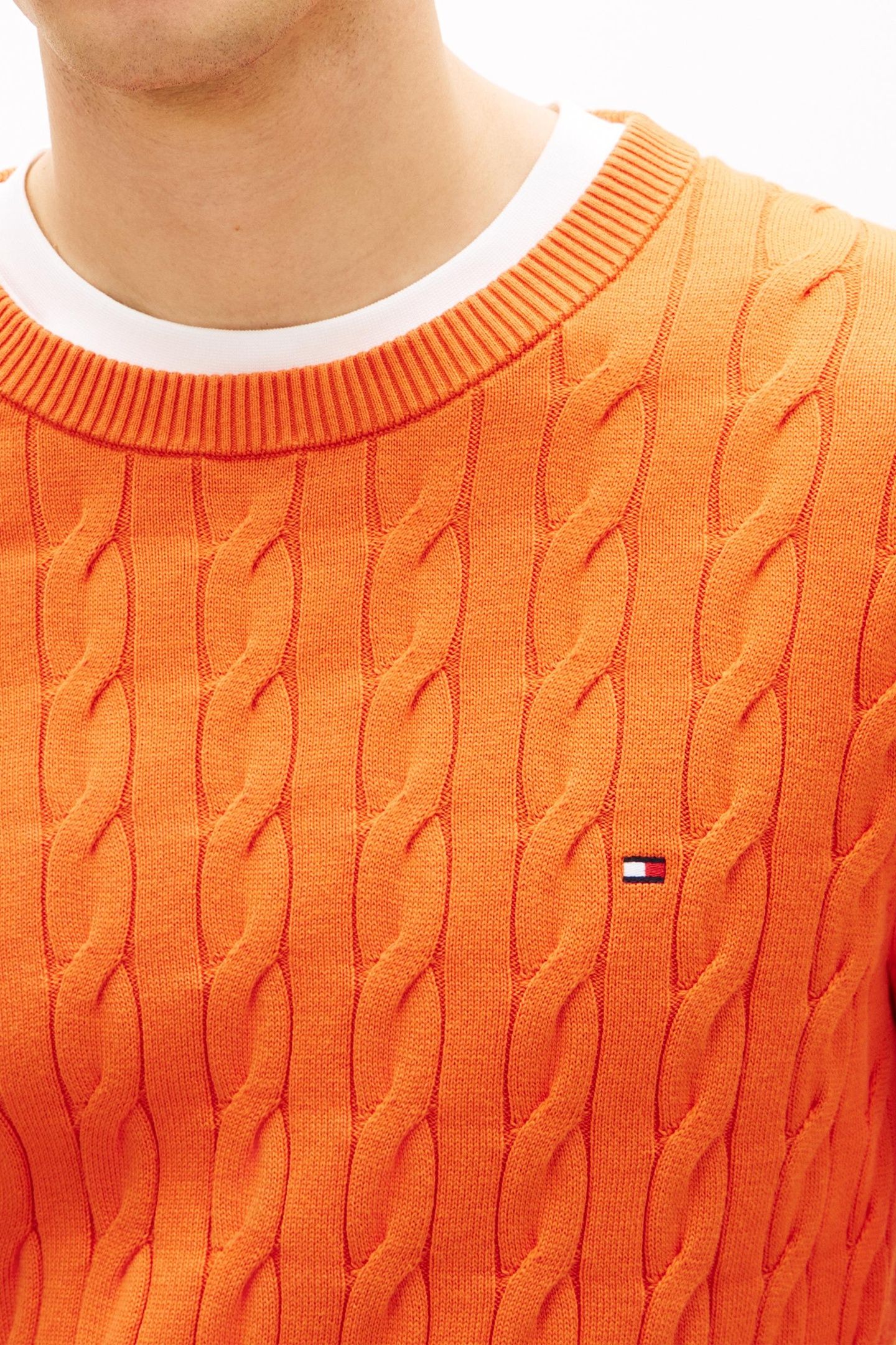 CLASSIC COTTON CABLE BRILLIANT ORANGE 4