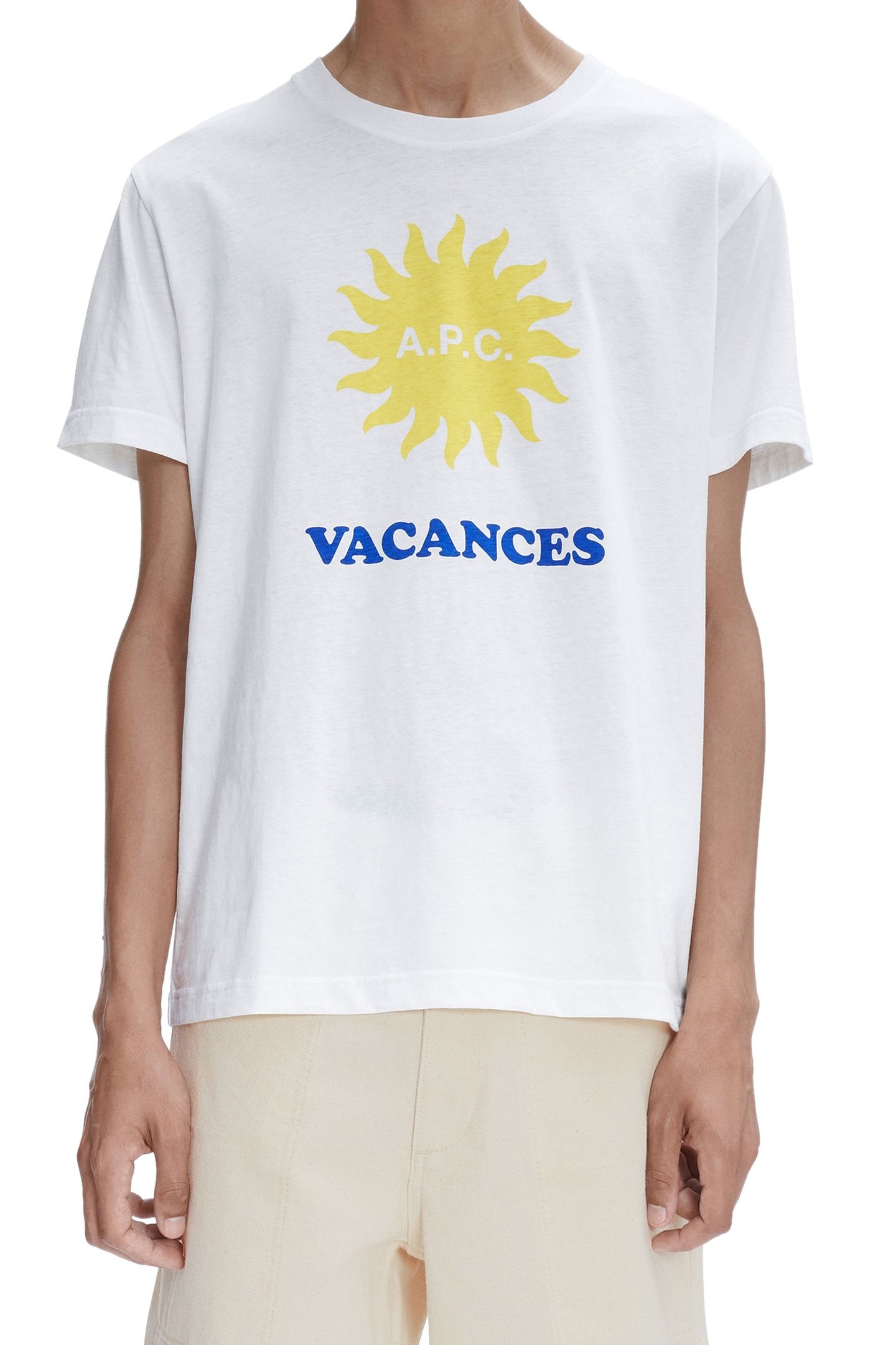 UNISEX T-SHIRT VACATION WHITE 1