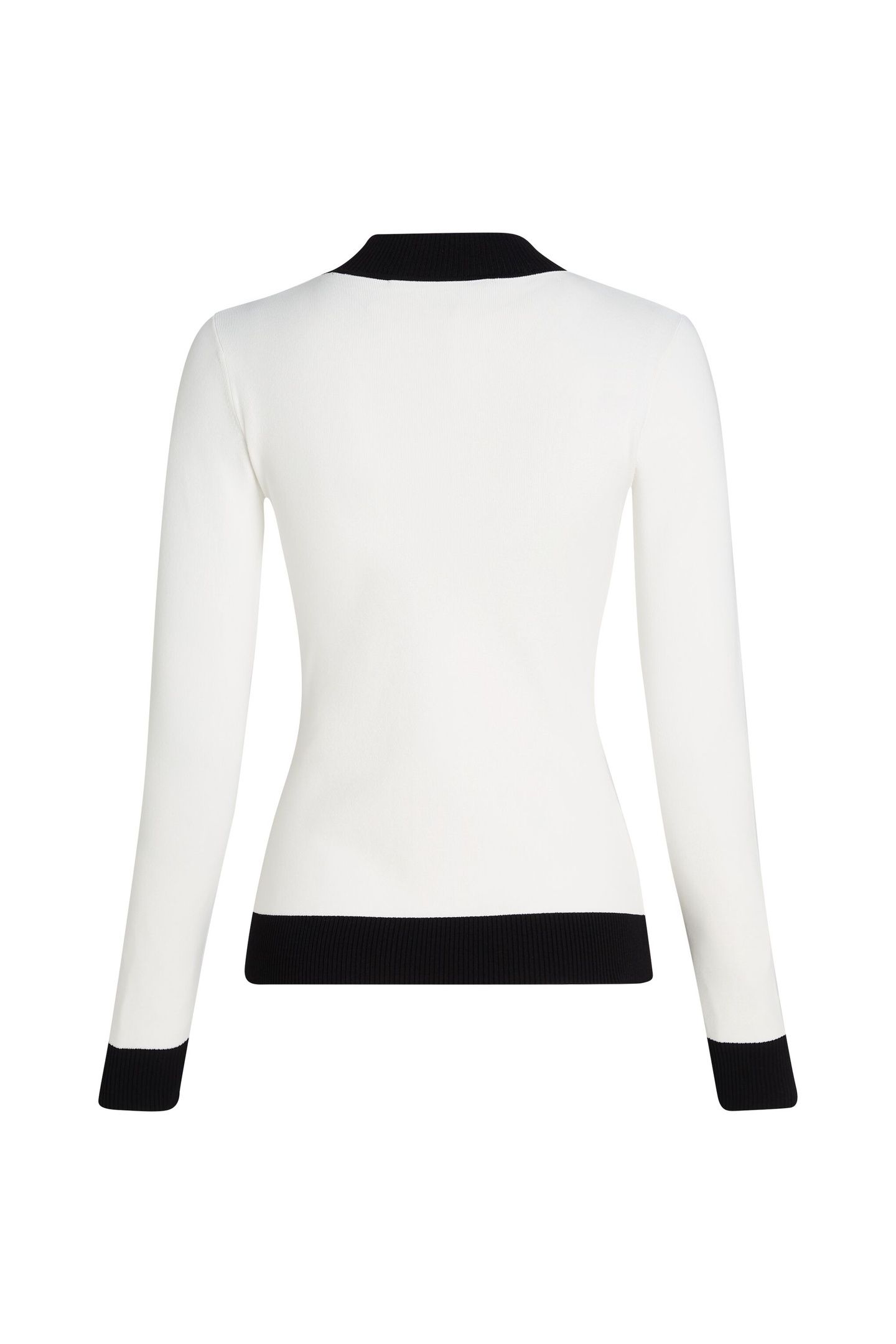 LOGO TURTLE NECK WHITE/BLACK 4