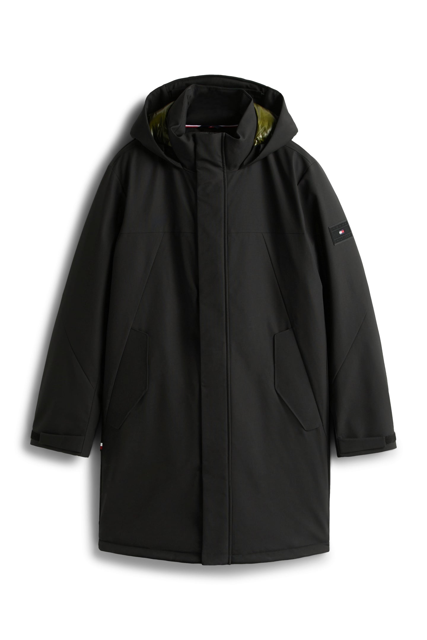 TECH HOODED PADDED PARKA BLACK 4