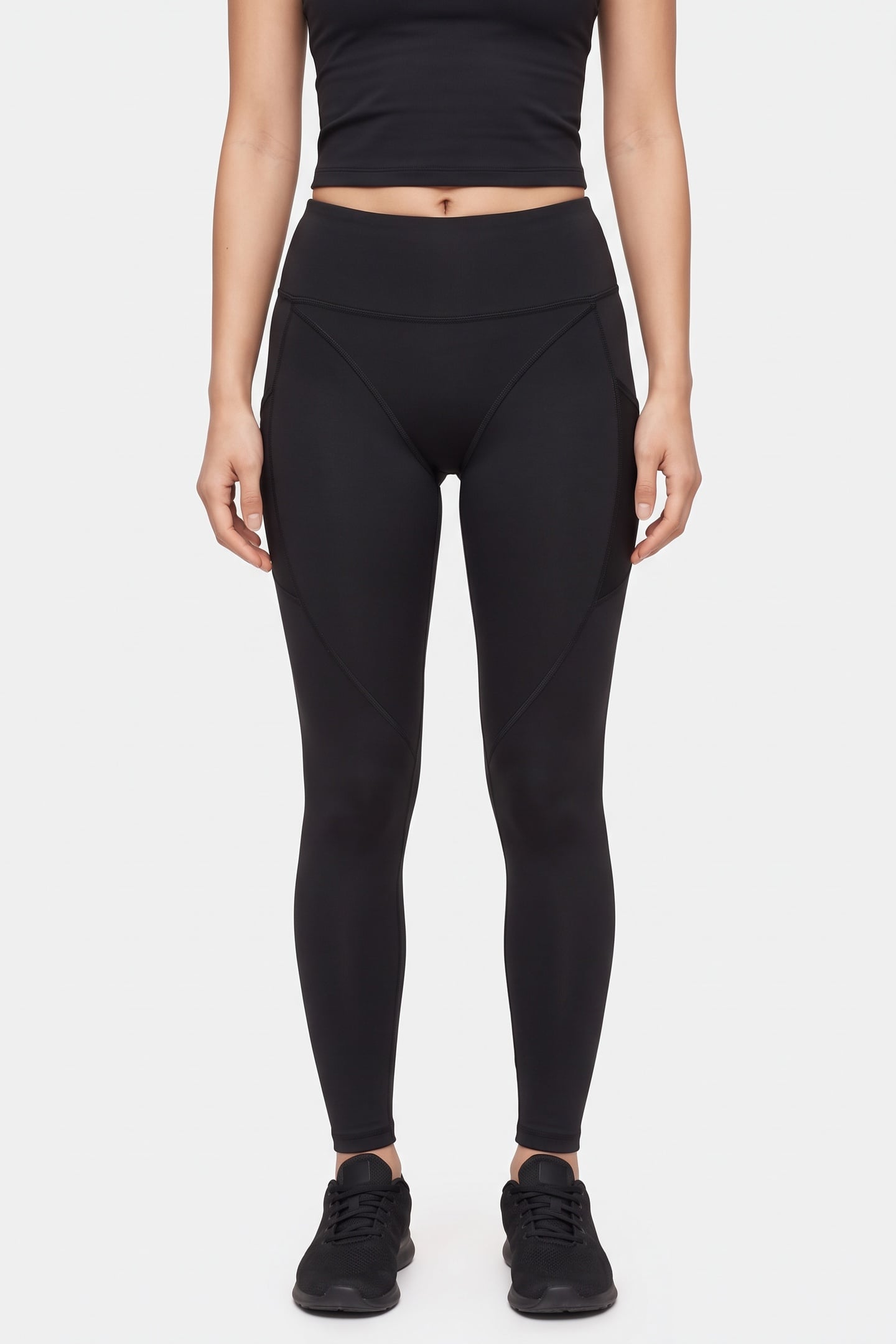 AAA EAST RUNNING TIGHTS BLACK 1