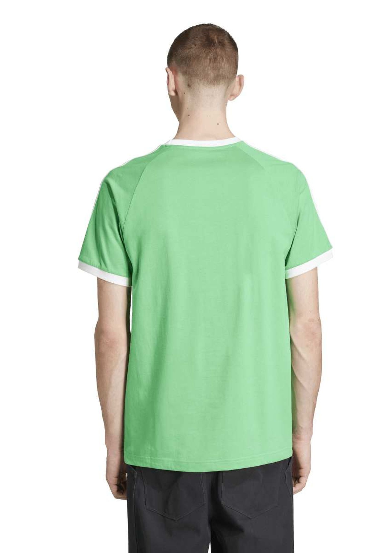 UNISEX 3-STRIPES TEE ENERGY GREEN 2