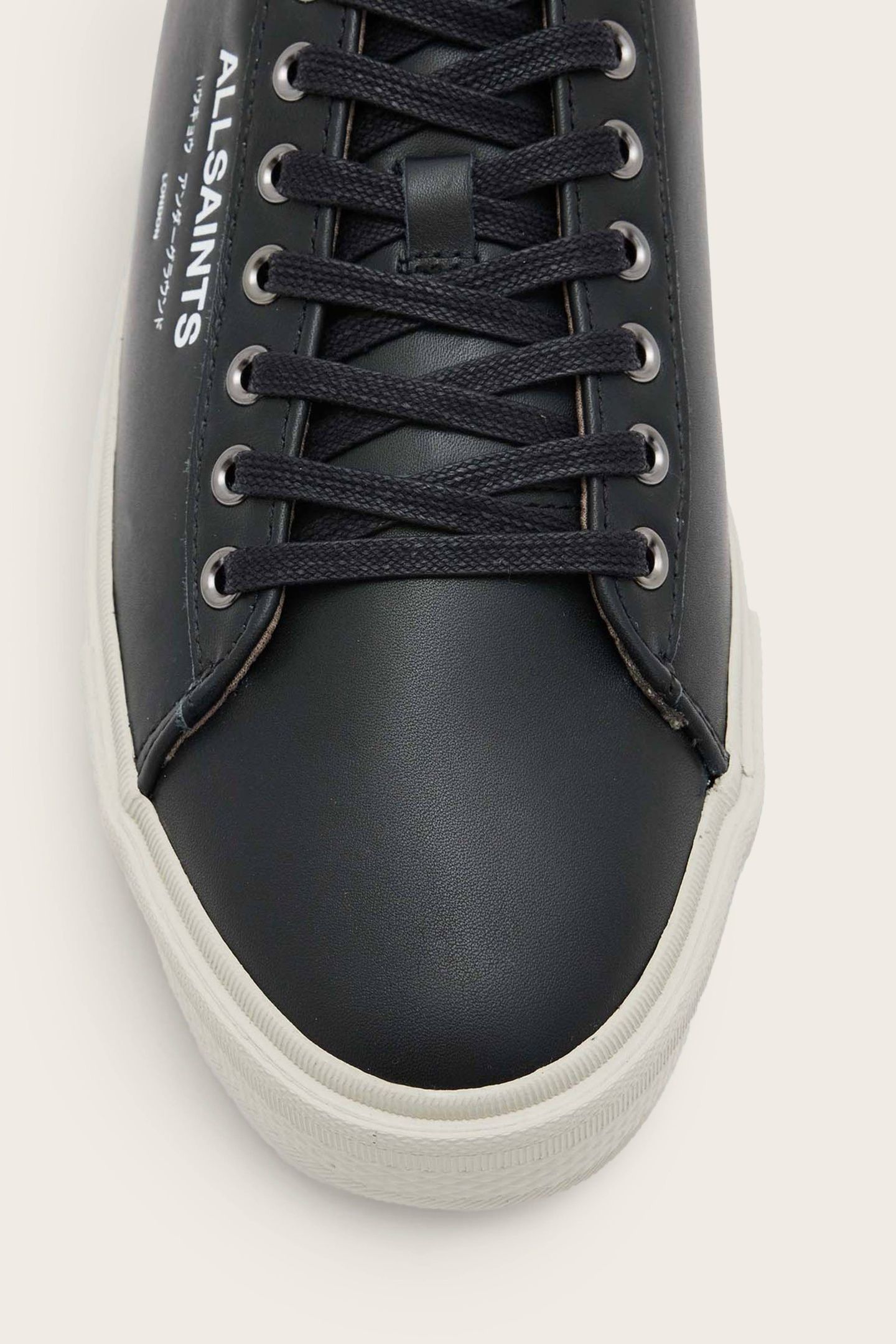 UNDGRND LTHR LOW TOP BLACK 6