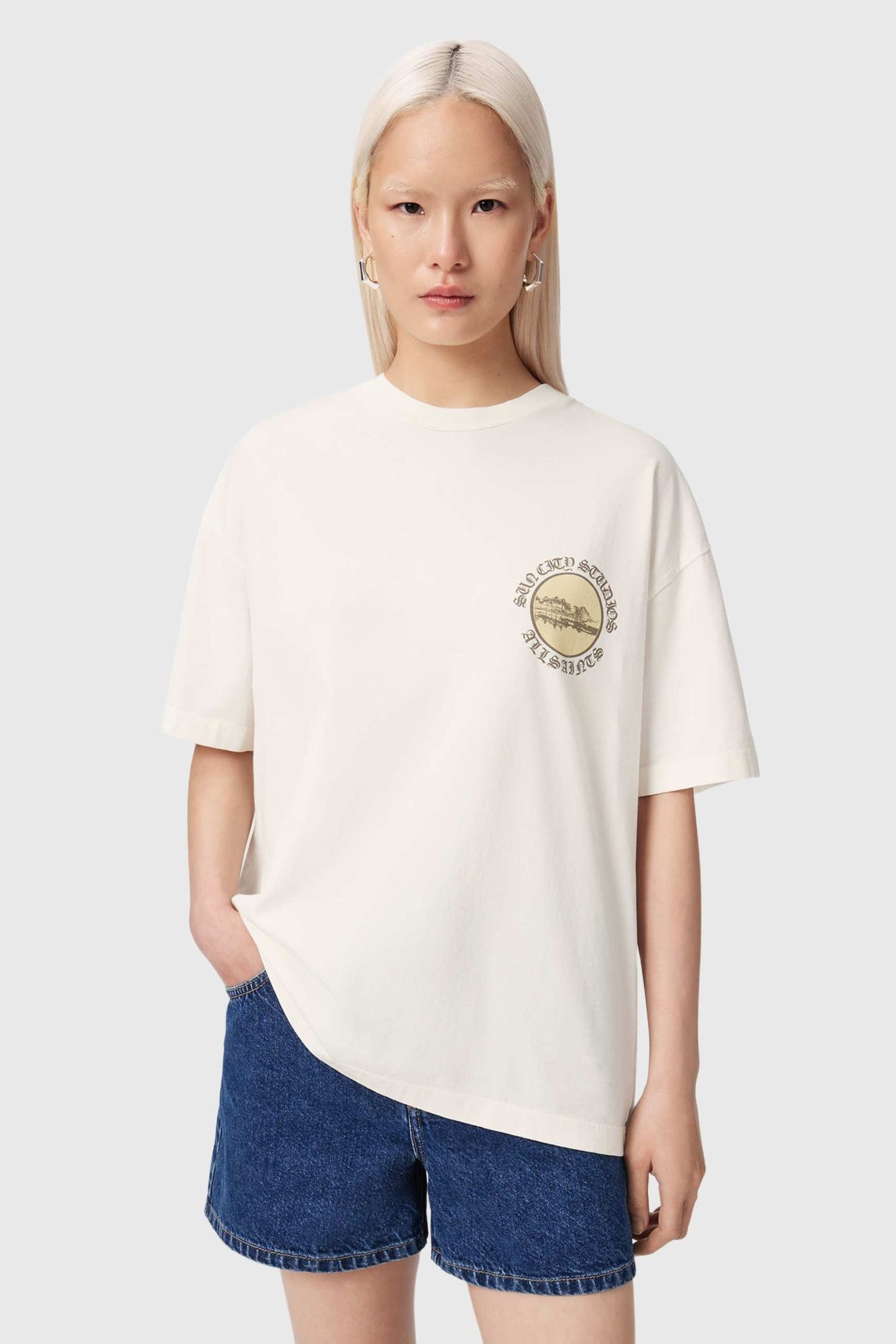 SUN CITY ETTA TEE EGRET WHITE 2