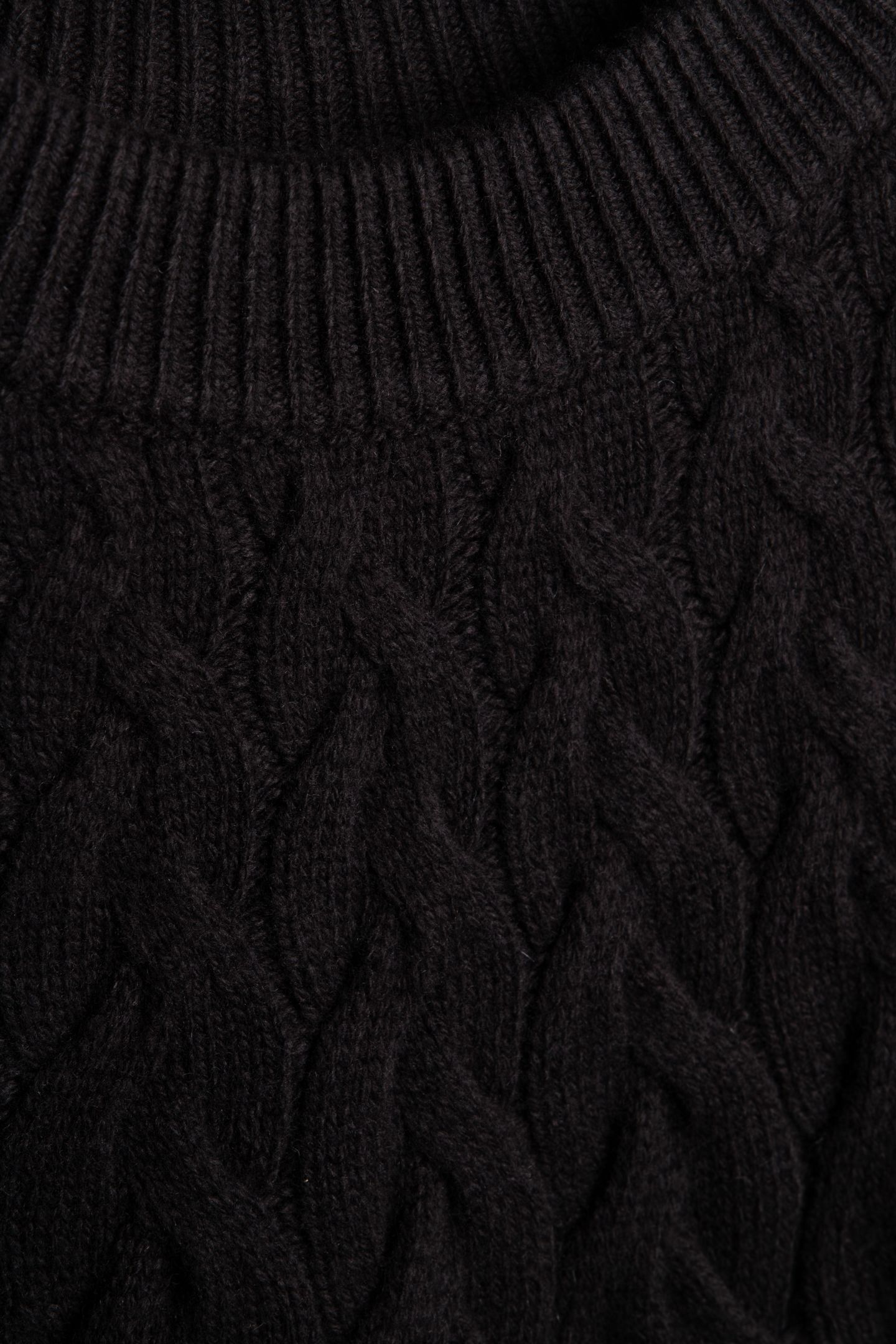 LS LAMBSWOOL BLEND CREW BLACK 4