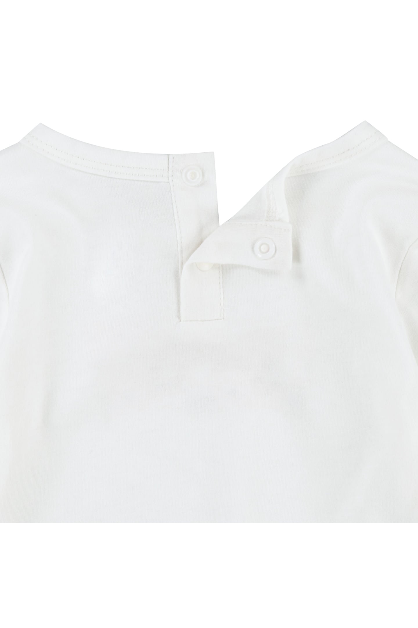 GIRLS BATWING CHECKERBOARD TEE WHITE ALYSSUM 3
