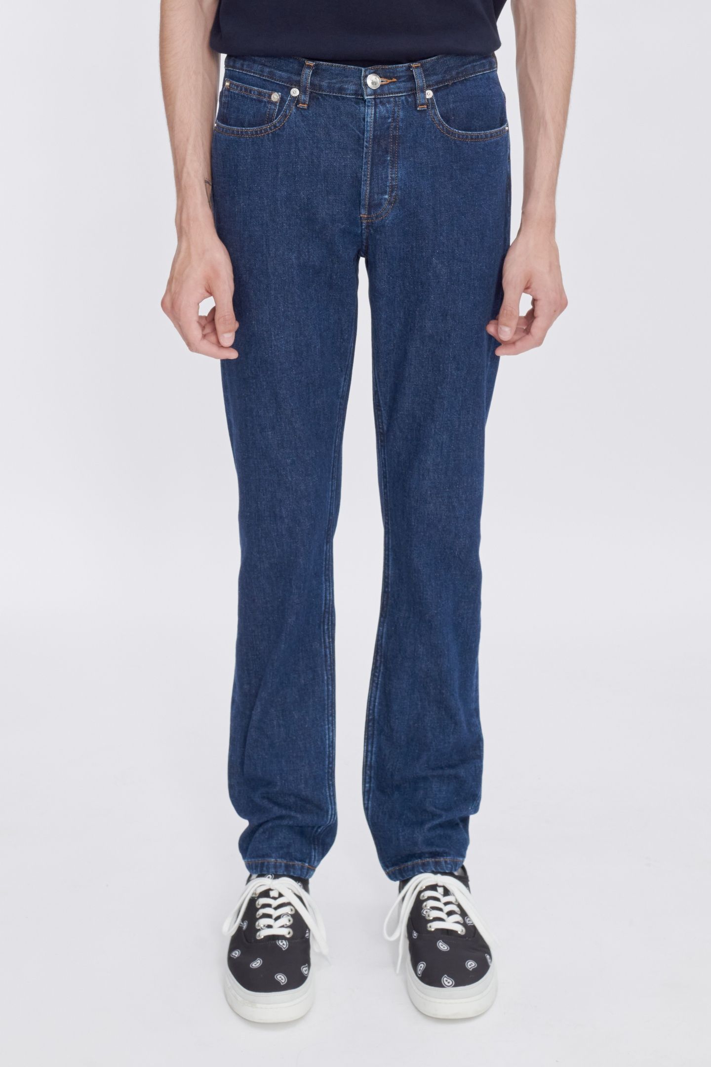 UNISEX SMALL NEW STANDARD WASHED INDIGO 1