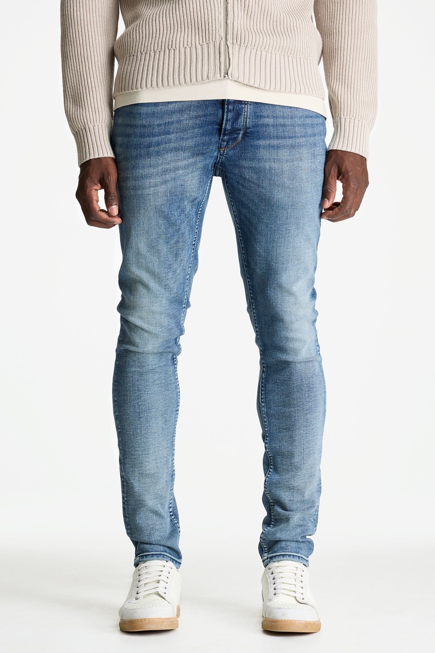PANTS DENIM CARTER CREST MID BLUE DENIM 1