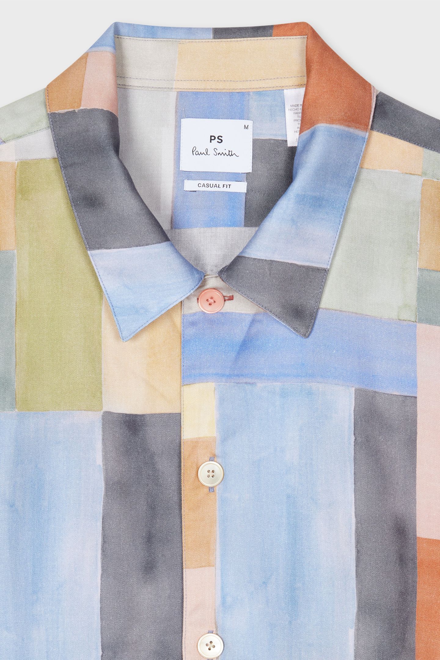 MENS SS CASUAL FIT SHIRT MULTI COLOURED 5