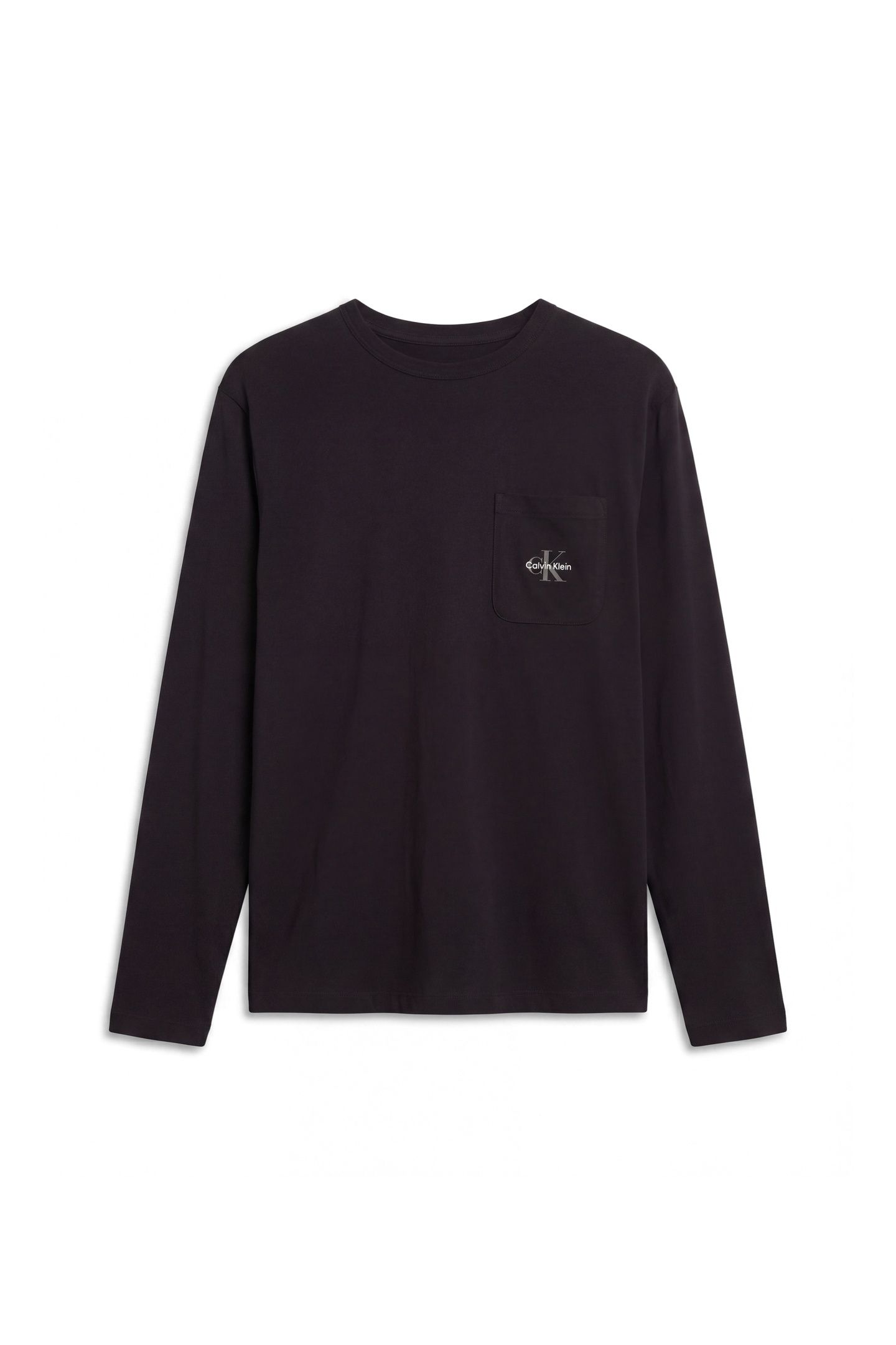 MONOGRAM L/S CREW NECK BLACK 4