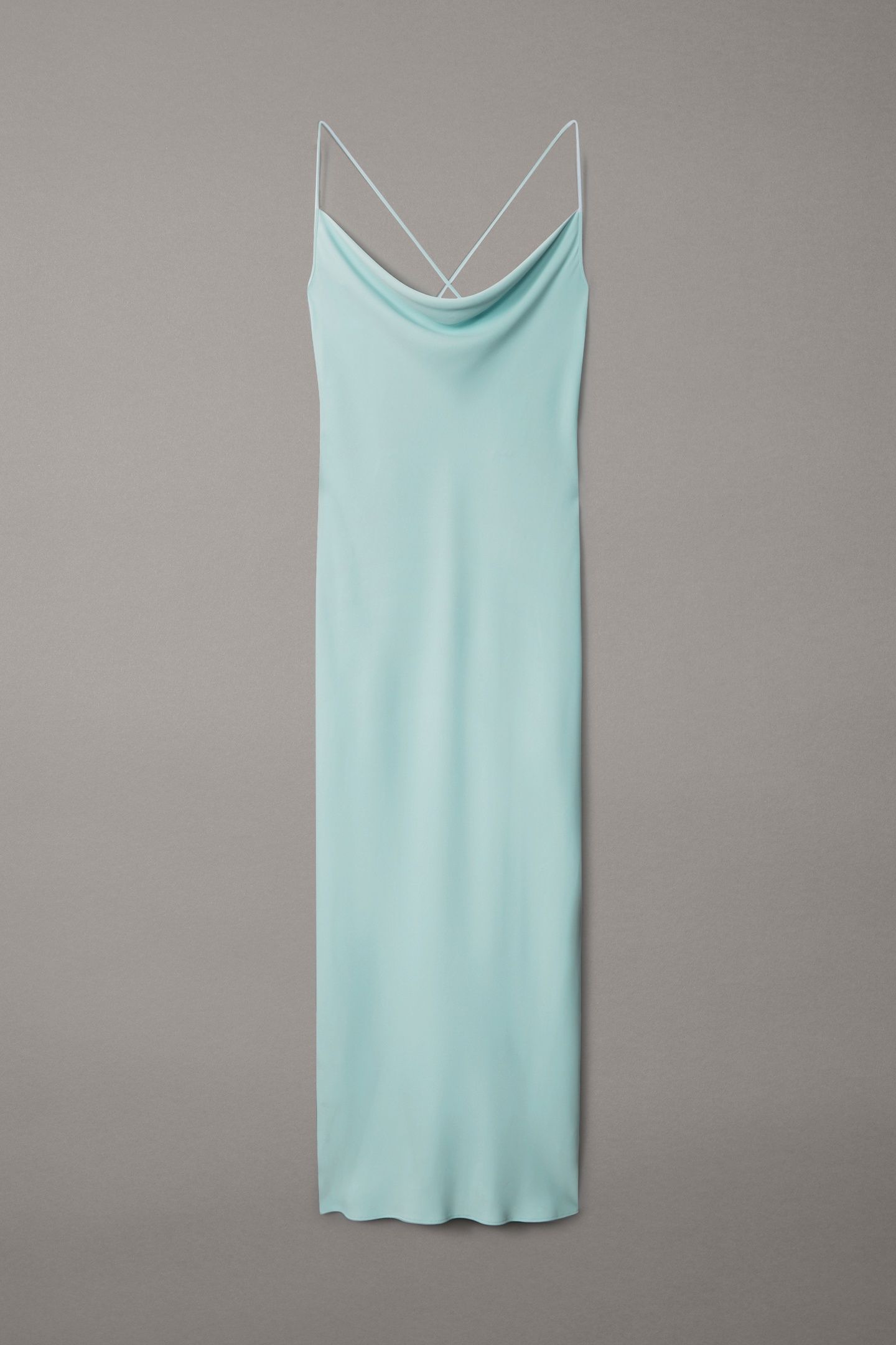 CREPE LOW BACK DRAPE DRESS ETHER 3